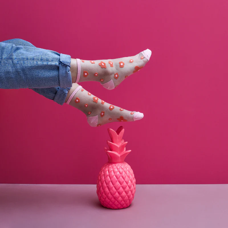 COFFRET DE 3 PAIRES DE CHAUSSETTES FLOWER POWER - Image 2