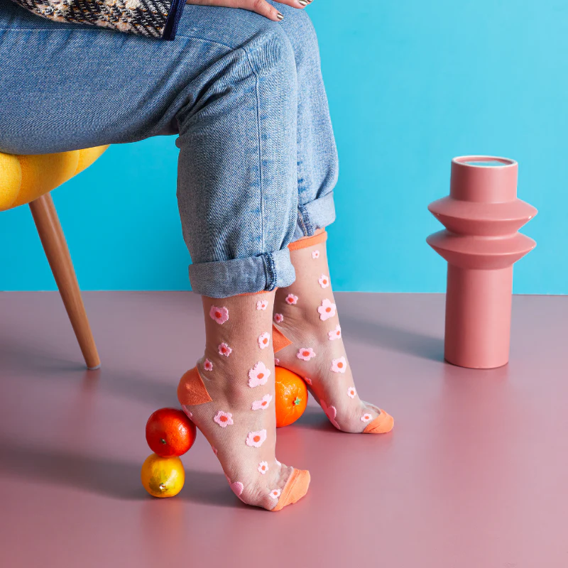 COFFRET DE 3 PAIRES DE CHAUSSETTES FLOWER POWER - Image 3