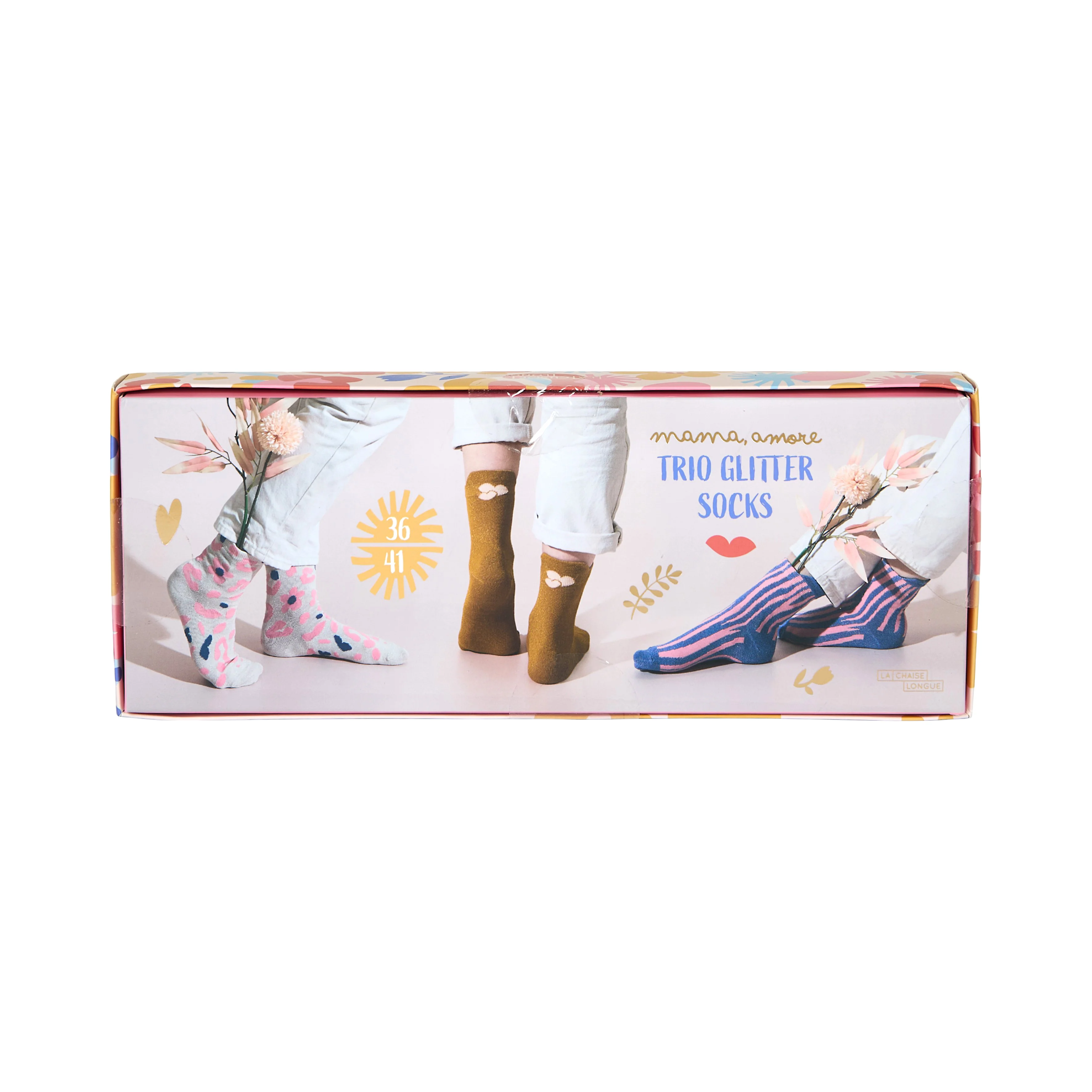 COFFRET DE 3 PAIRES DE CHAUSSETTES MAMA LOVA - Image 5