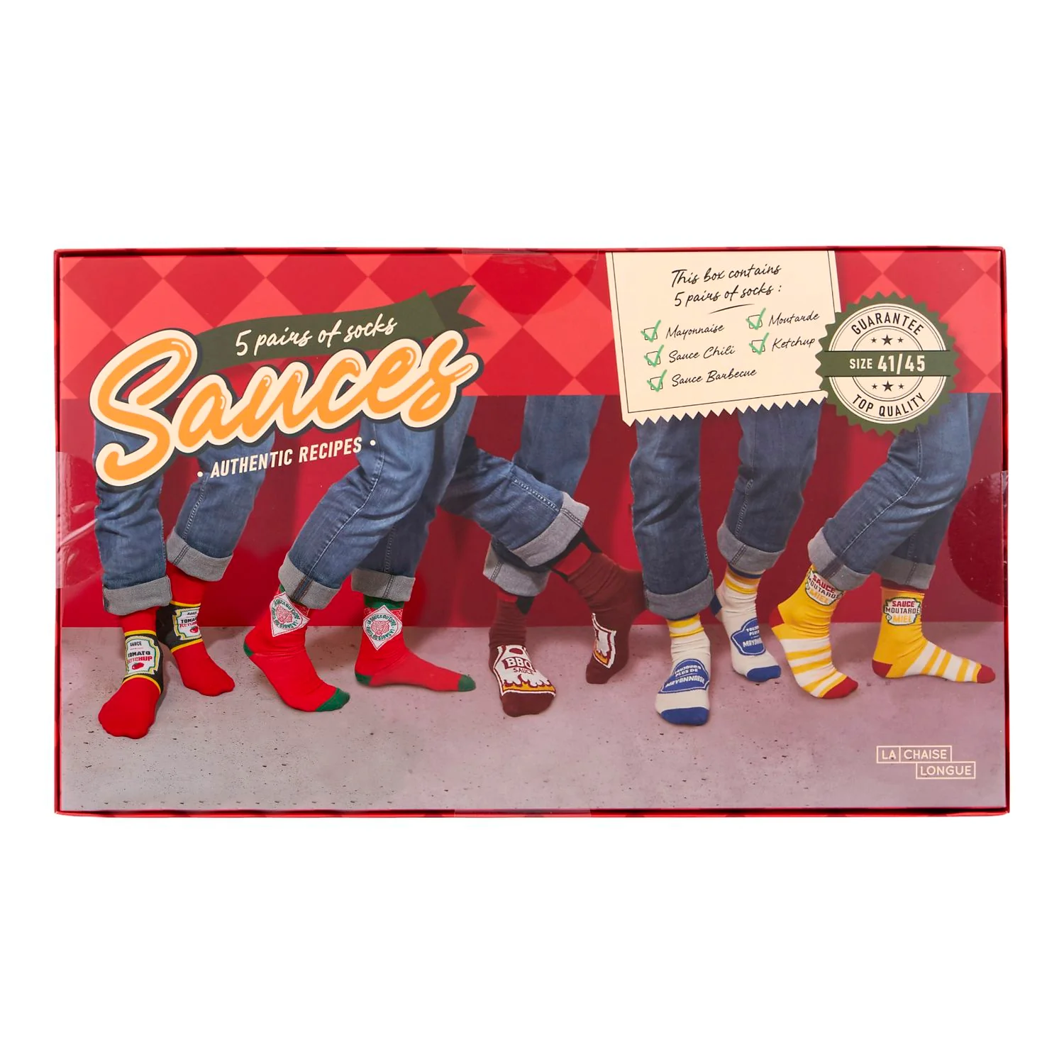 COFFRET DE 5 PAIRES DE CHAUSSETTES SAUCES - Image 4
