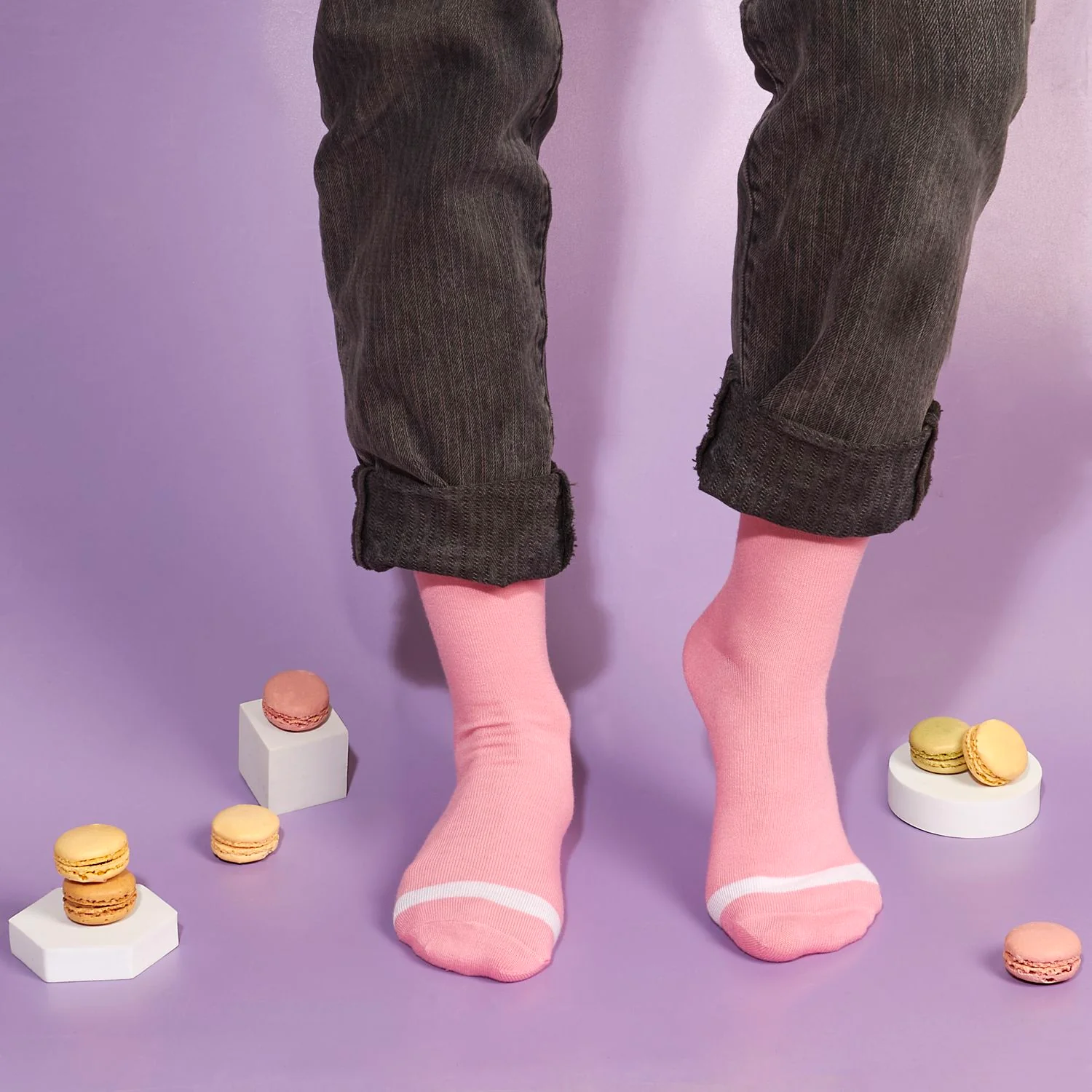 COFFRET DE 6 PAIRES DE CHAUSSETTES MACARON - Image 12