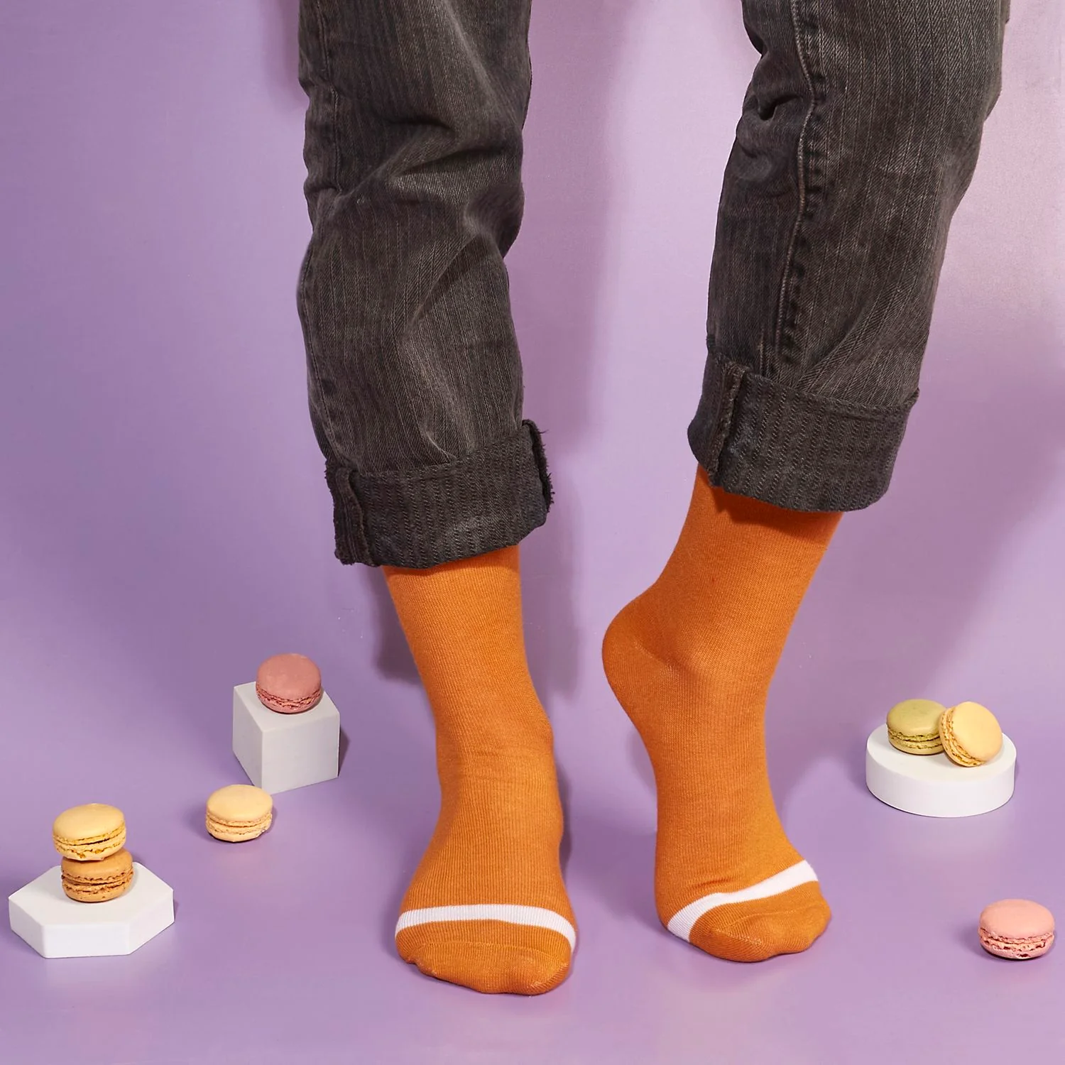 COFFRET DE 6 PAIRES DE CHAUSSETTES MACARON - Image 6