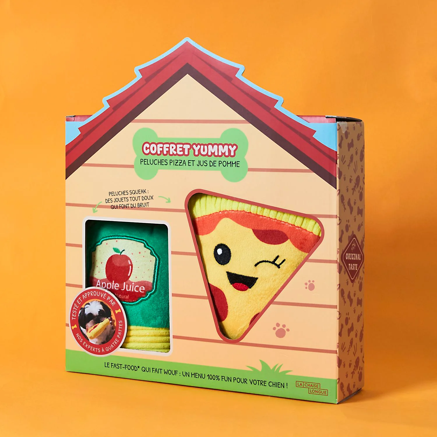 COFFRET JOUETS CHIEN PIZZA ET JUS DE POMME - Image 4