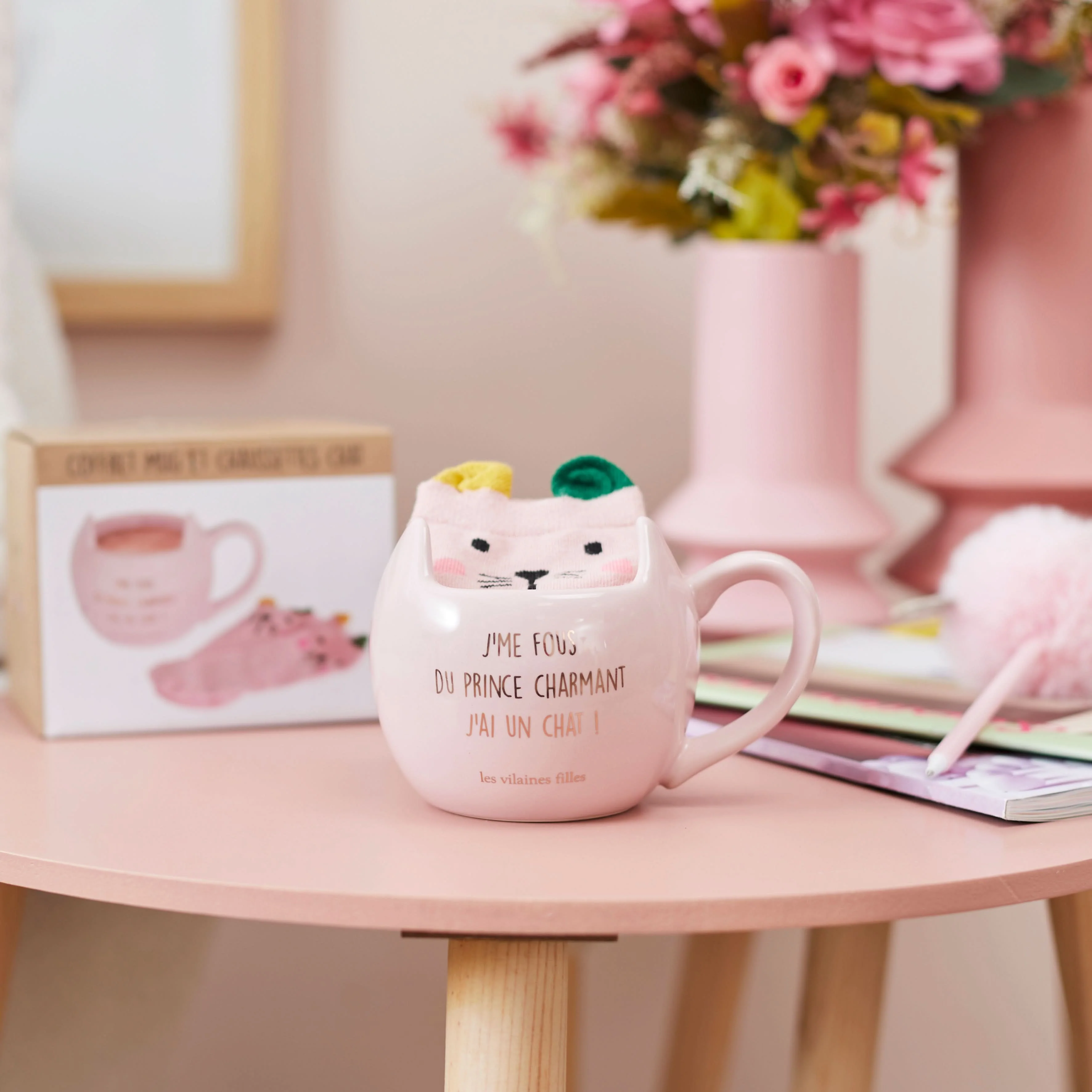 COFFRET MUG ET CHAUSSETTE CHAT - Image 2