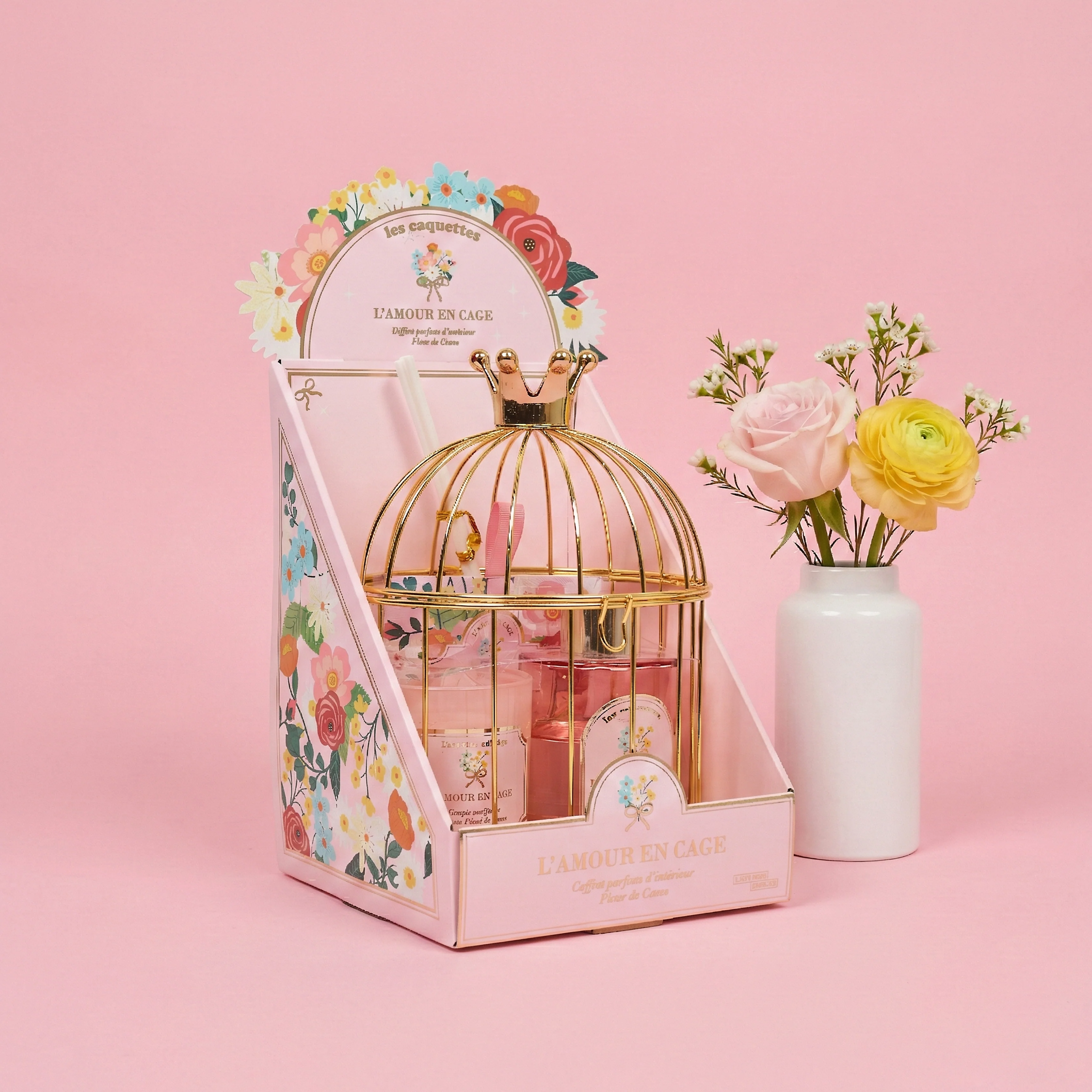 COFFRET SENTEUR AMOUR EN CAGE LES COQUETTES - Image 2