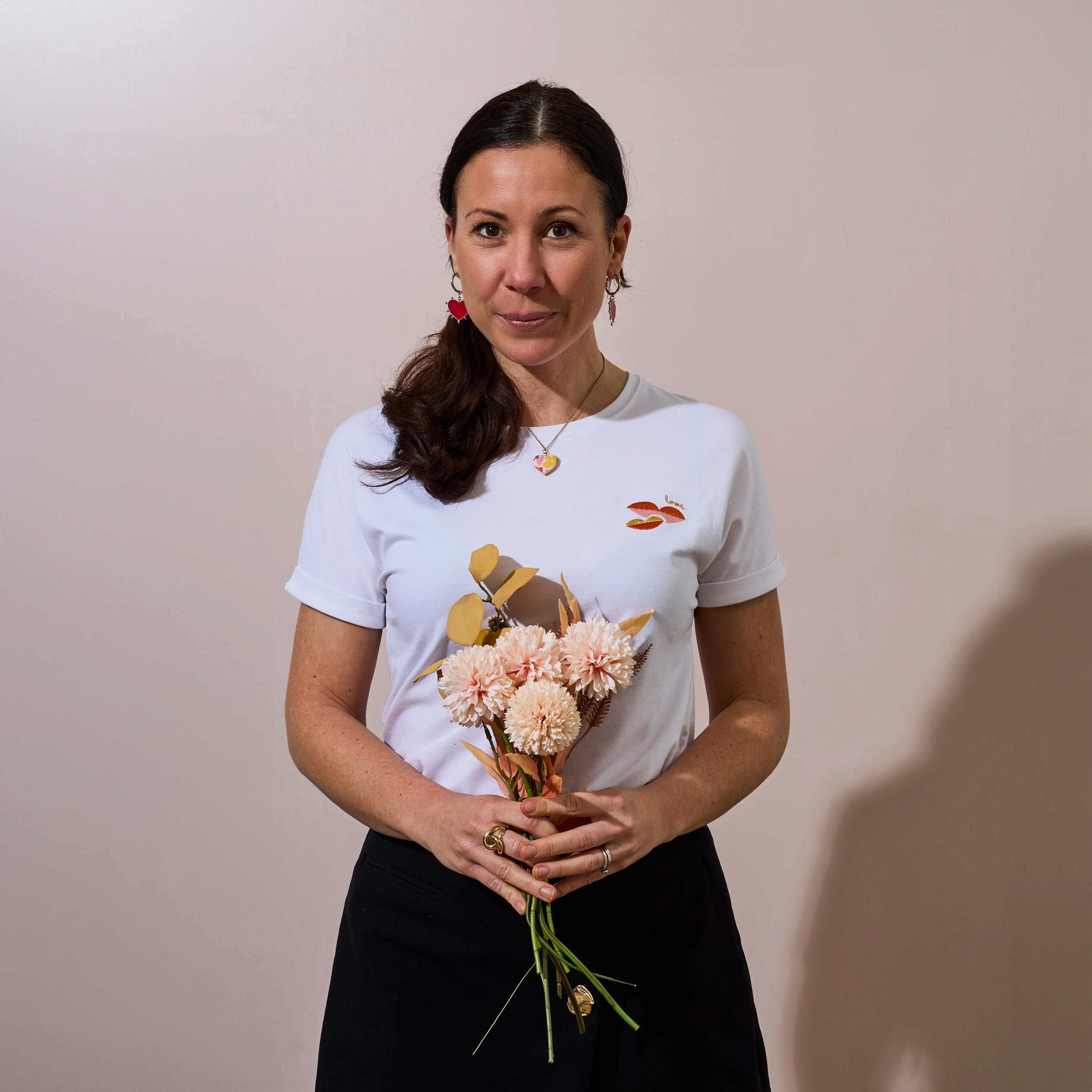 COFFRET T-SHIRT BRODE MAMA MI AMORE M/L