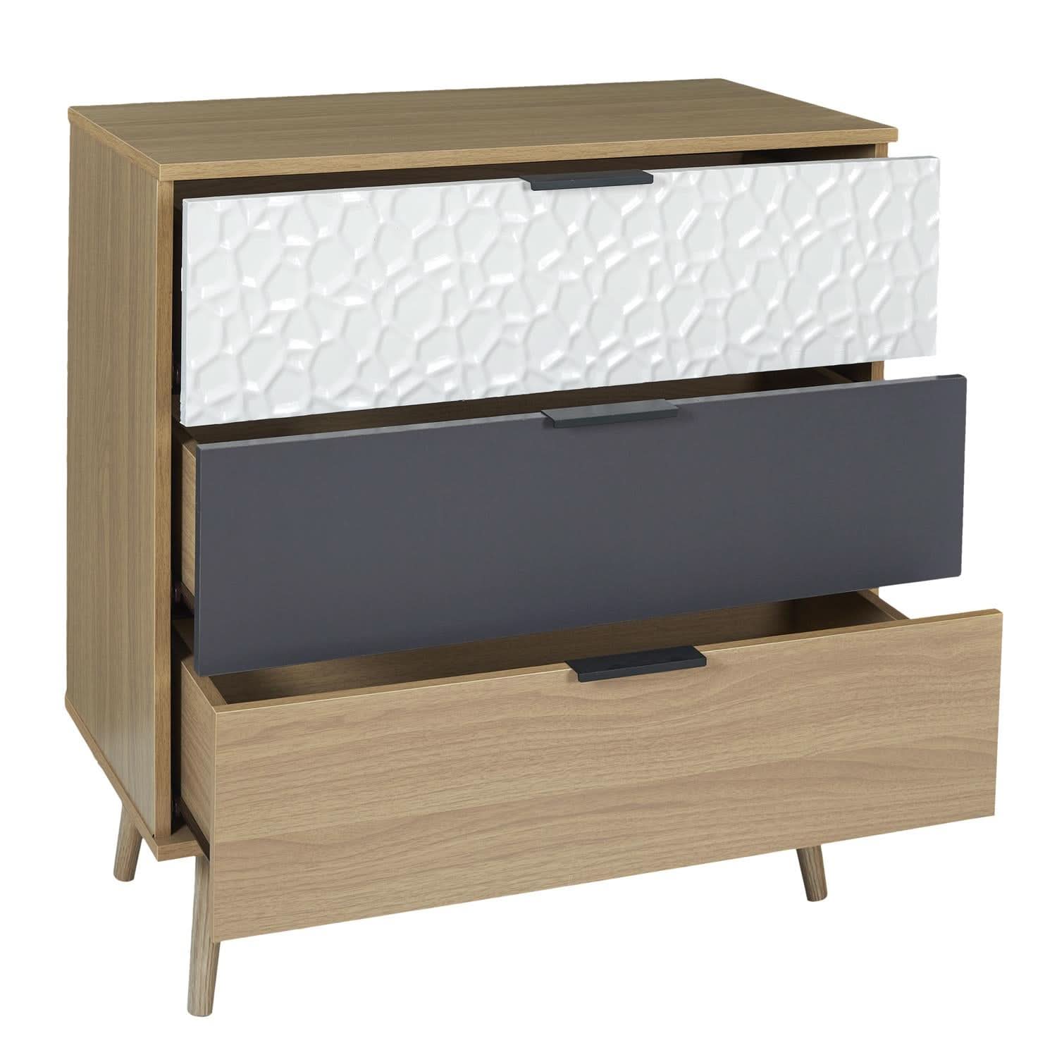 COMMODE 3 TIROIRS SVEN - Image 4