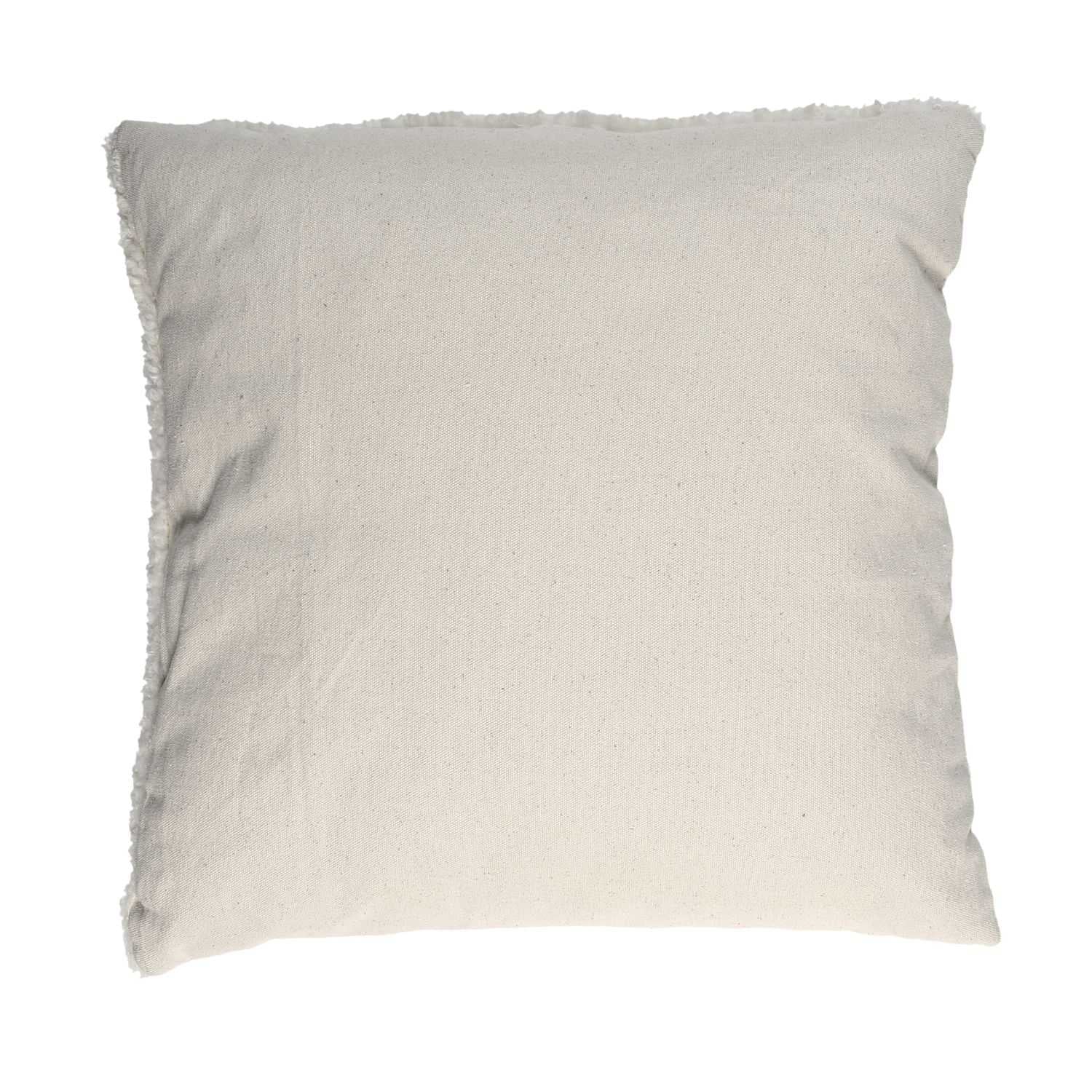 COUSSIN BEIGE BOUCLETTE 40X40CM - Image 3