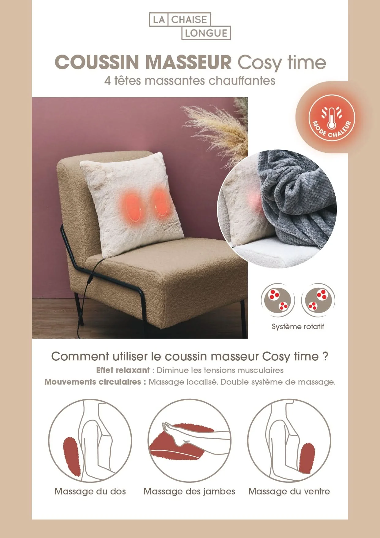 COUSSIN MASSEUR COSY TIME - Image 8