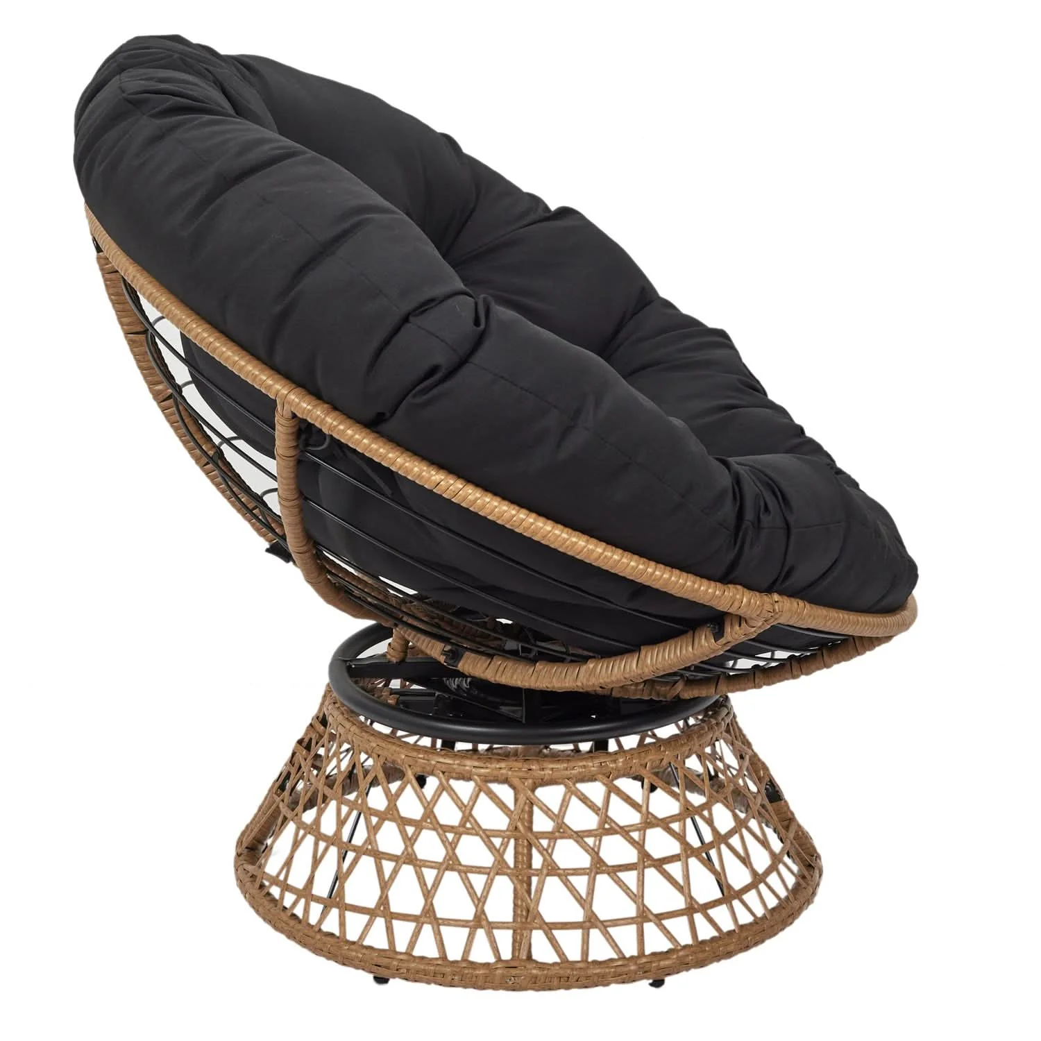 FAUTEUIL CANCUN COUSSIN NOIR - Image 4