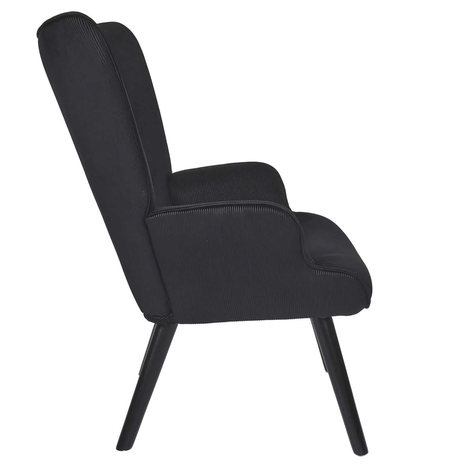 FAUTEUIL DE SALON GIULIA NOIR - Image 3