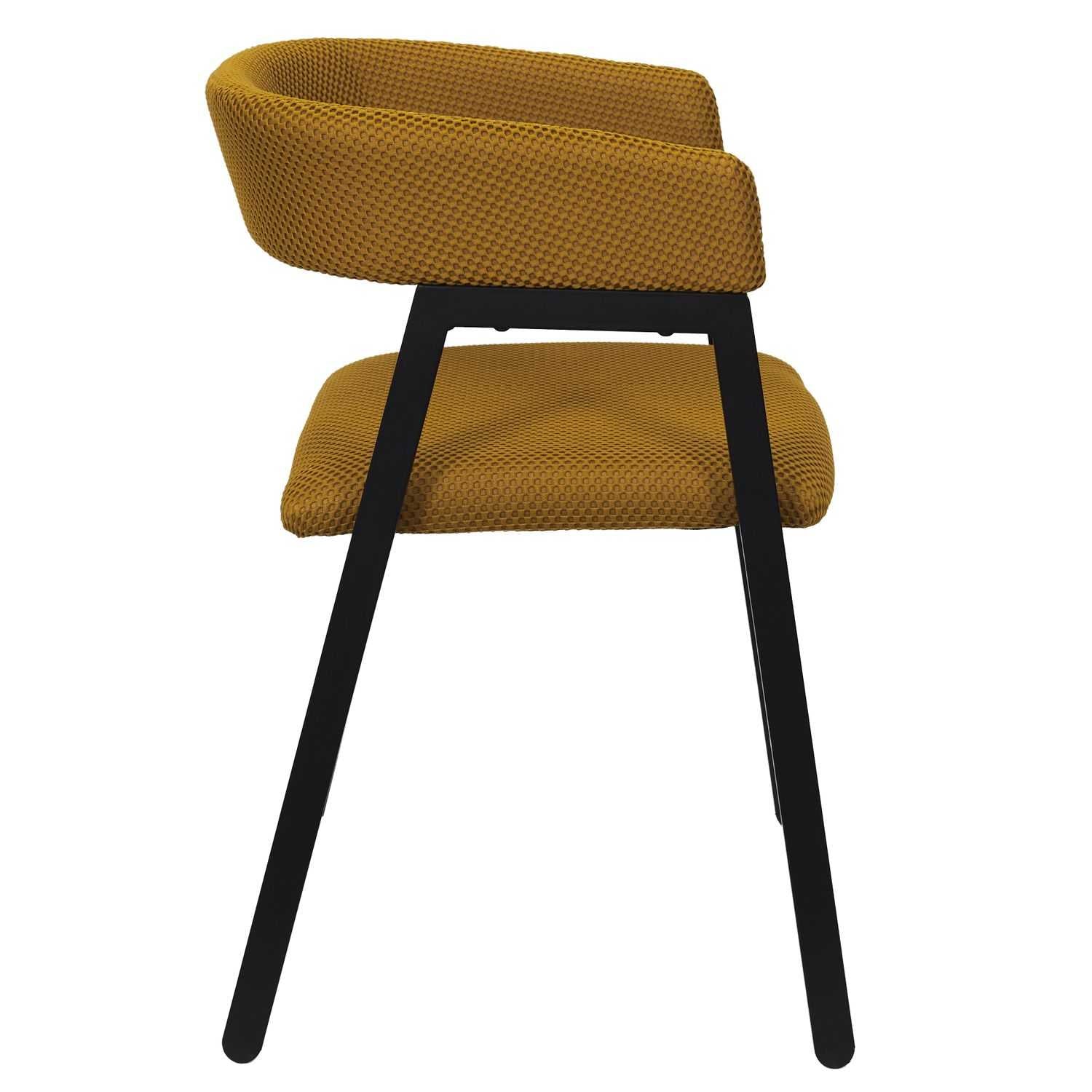 FAUTEUIL DESIGN ATOME JAUNE - Image 4