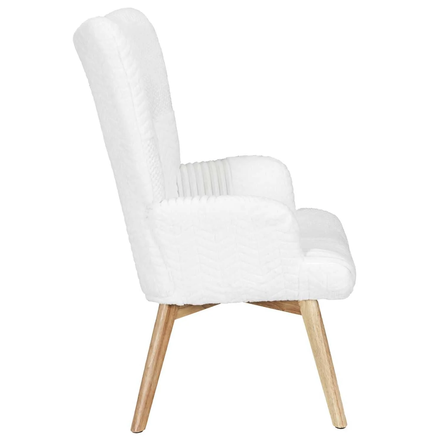 FAUTEUIL HELSINKI PATCHWORK BLANC - Image 4