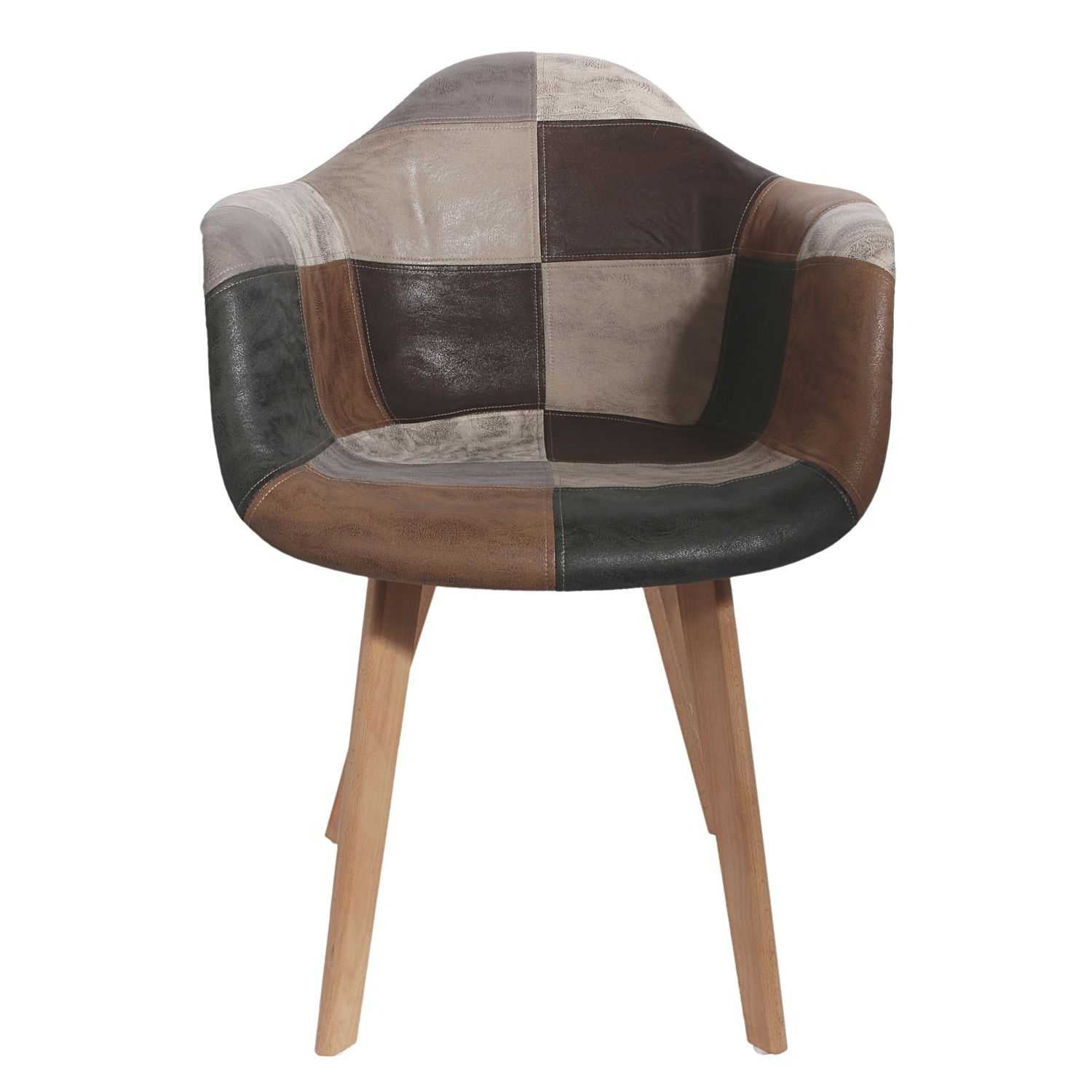 FAUTEUIL PATCHWORK PU - Image 5