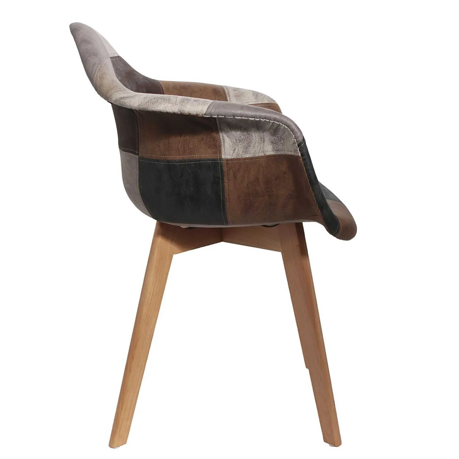 FAUTEUIL PATCHWORK PU - Image 6