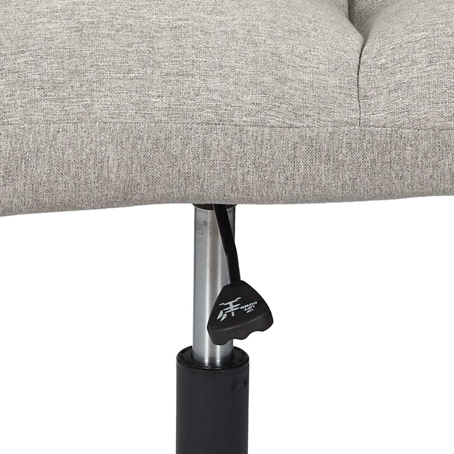 FAUTEUIL PIVOTANT ANTON GRIS - Image 5