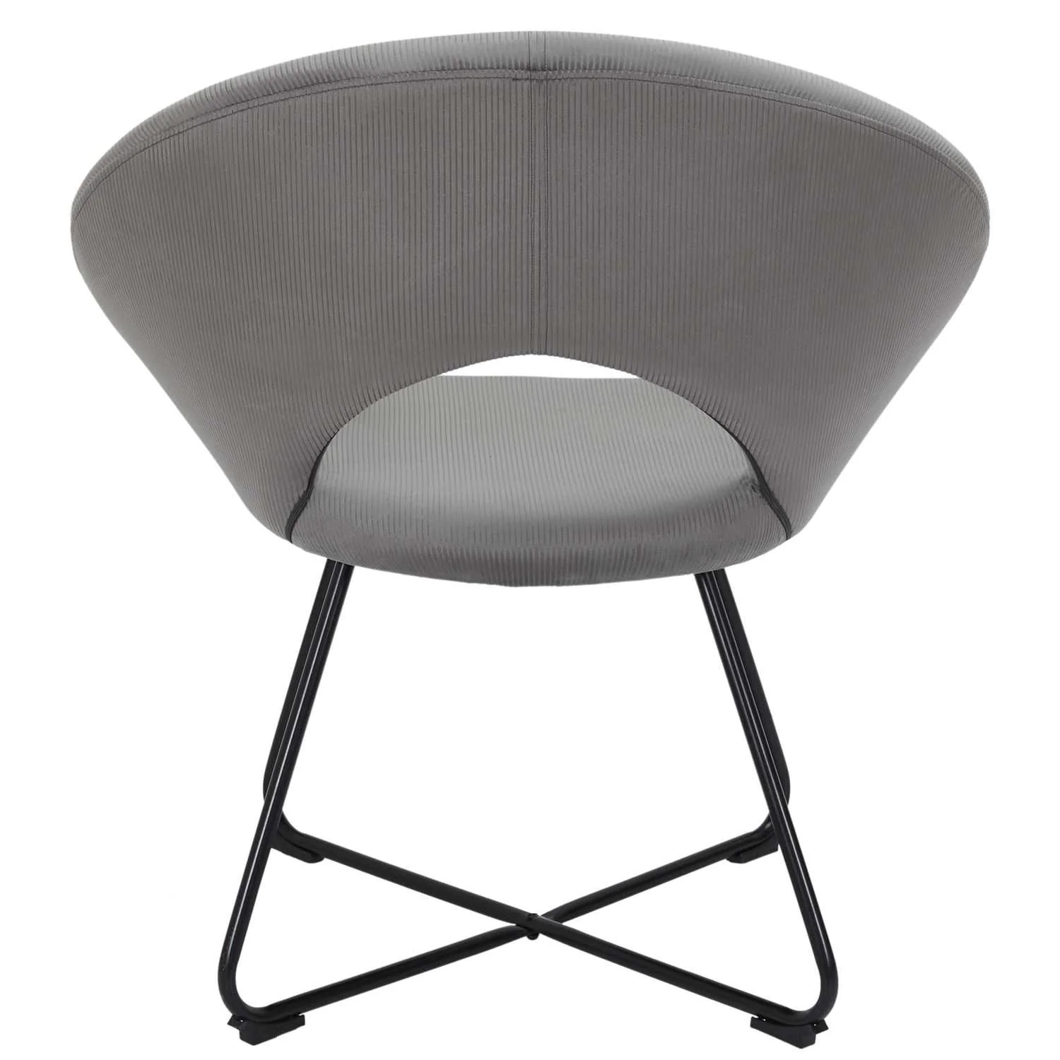 FAUTEUIL ROND VELOURS COTELE GIULIA GRIS - Image 5