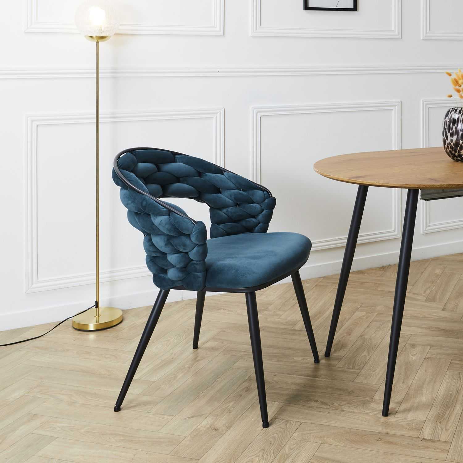 FAUTEUIL SAWYER BLEU CANARD - Image 2