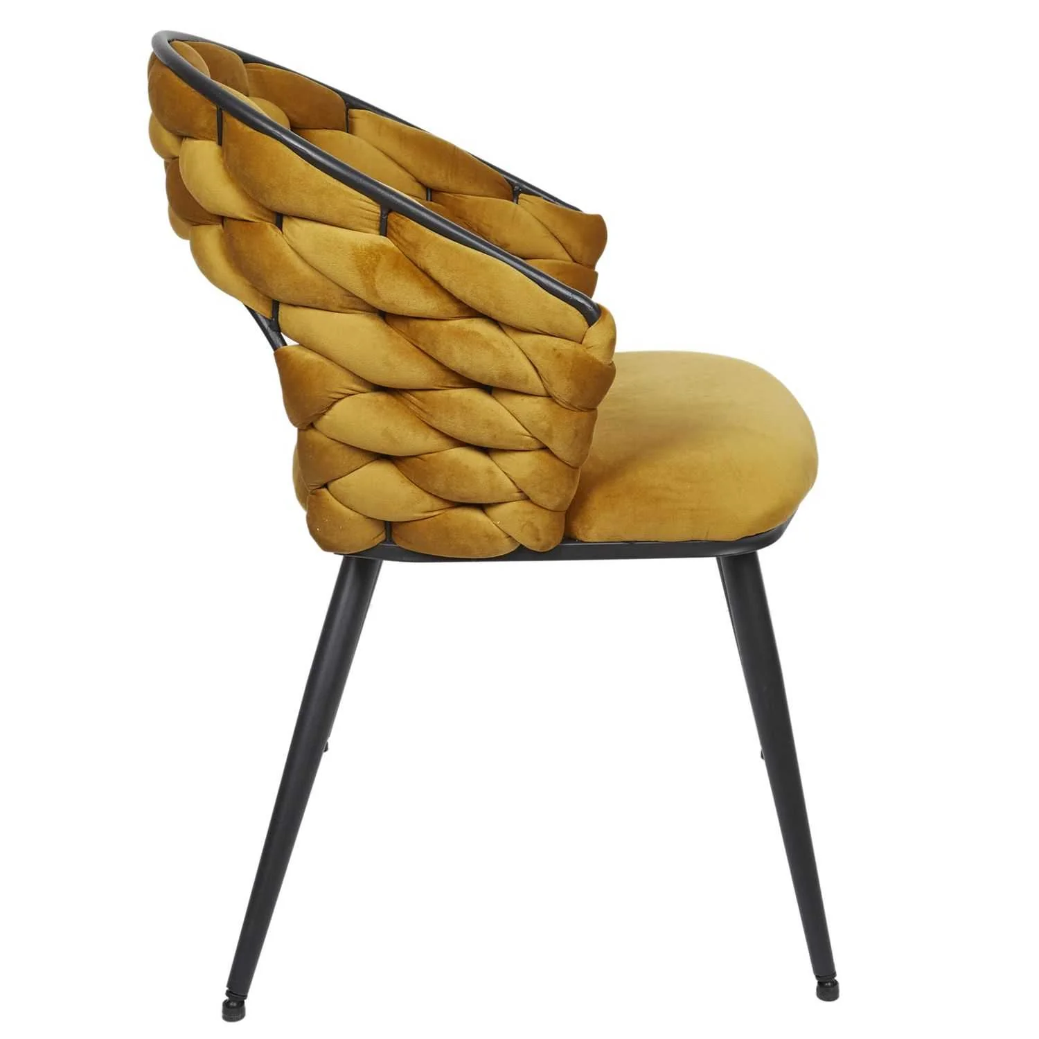 FAUTEUIL SAWYER JAUNE MOUTARDE - Image 4