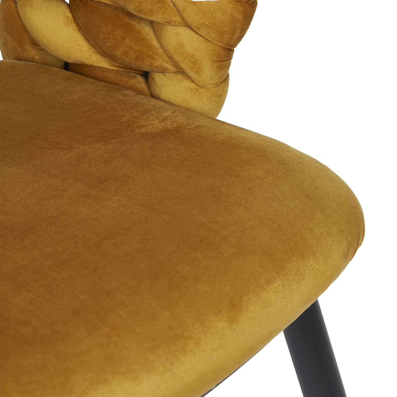 FAUTEUIL SAWYER JAUNE MOUTARDE - Image 8
