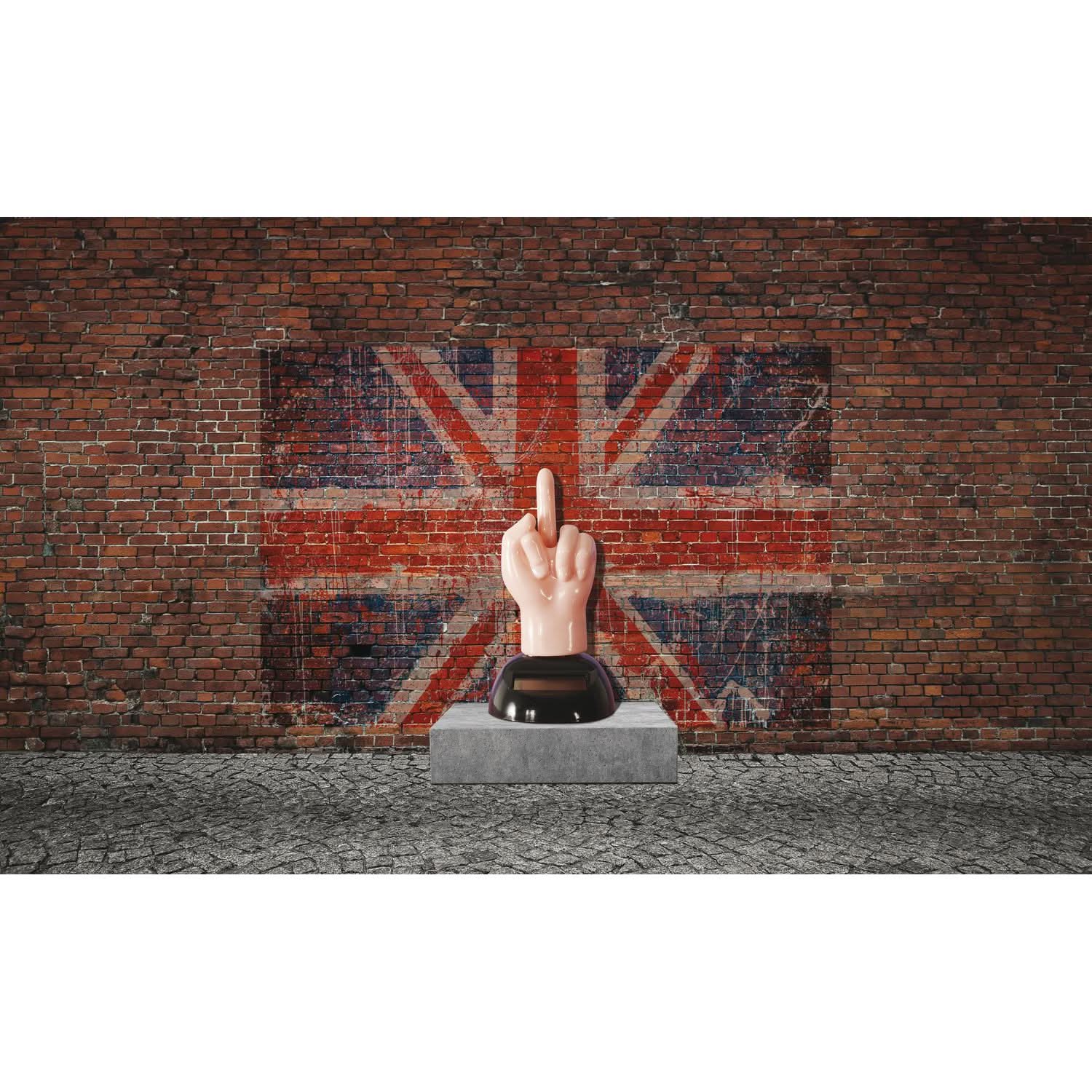 FIGURINE SOLAIRE DOIGT D'HONNEUR - Image 4