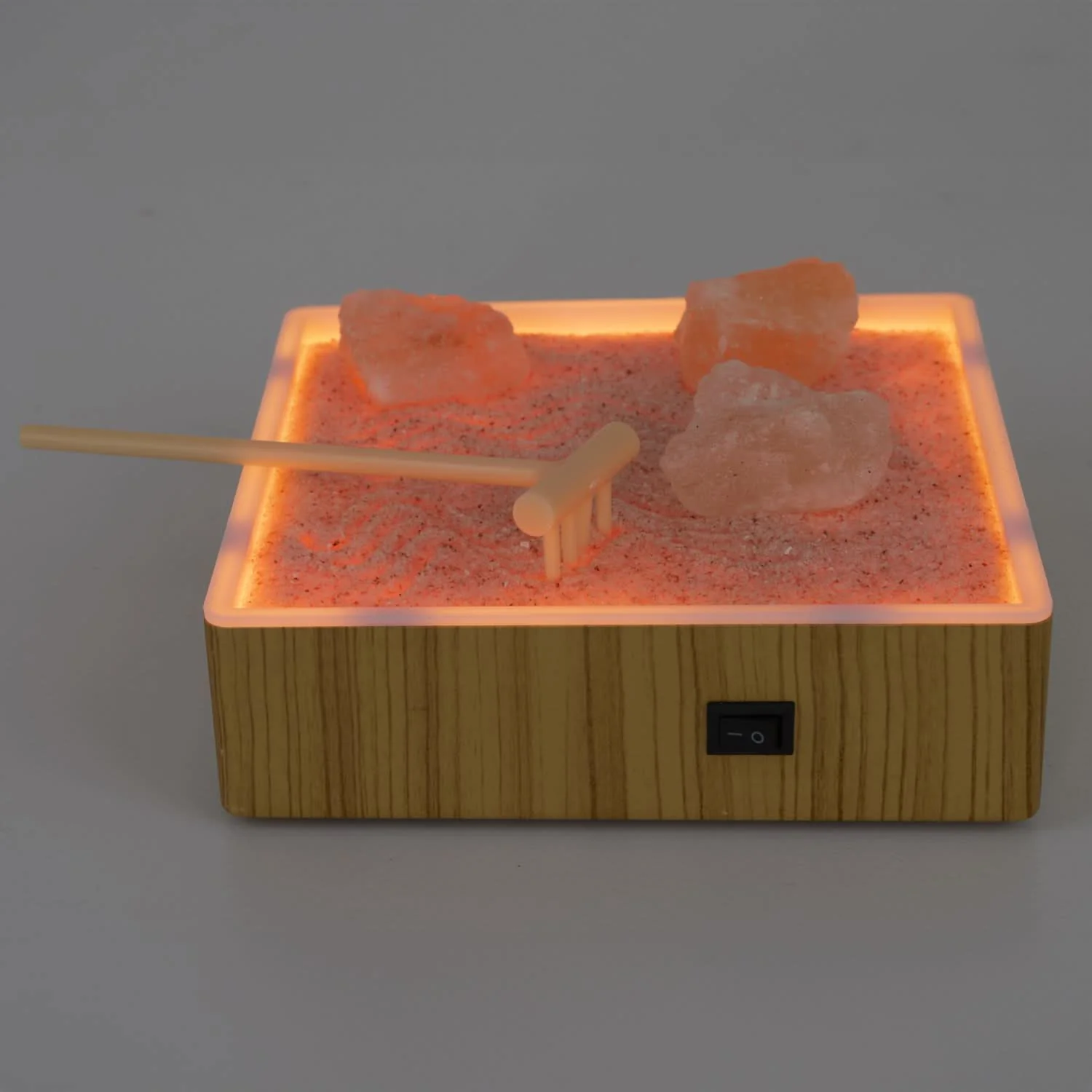 JARDIN ZEN AVEC CRISTAUX DE SEL ROSE - Image 4