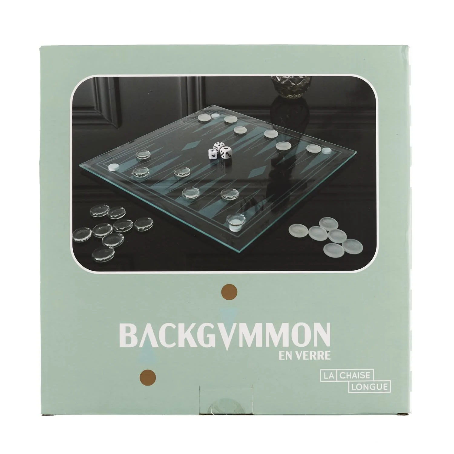 JEU DE BACKGAMMON EN VERRE - Image 3