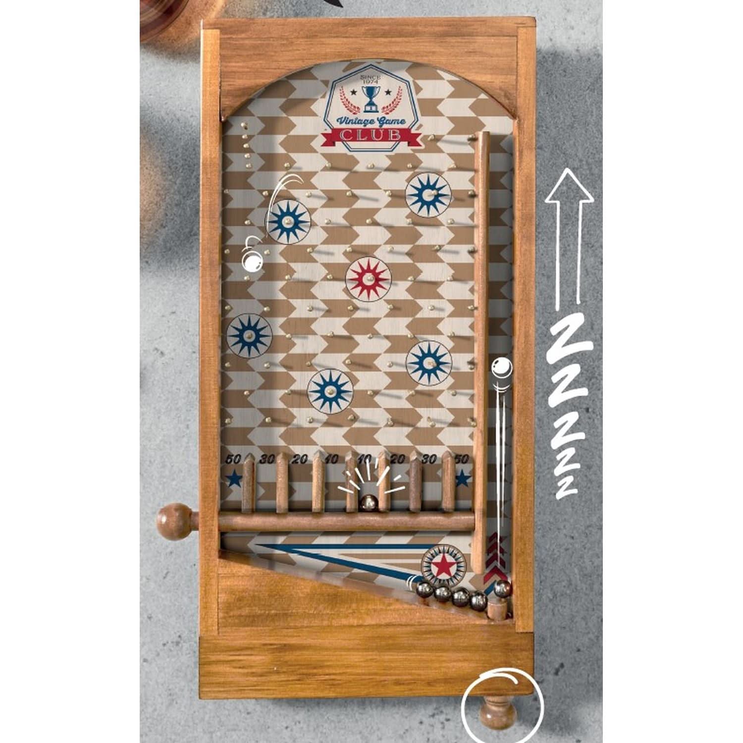 JEU DE FLIPPER EN BOIS BOSTON - Image 2