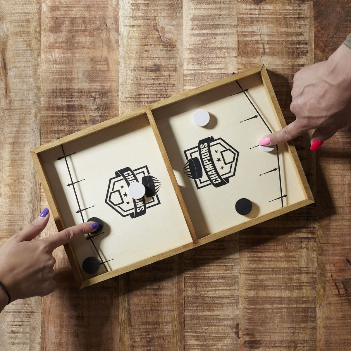 JEU DE TABLE PALETS EN BOIS - Image 3