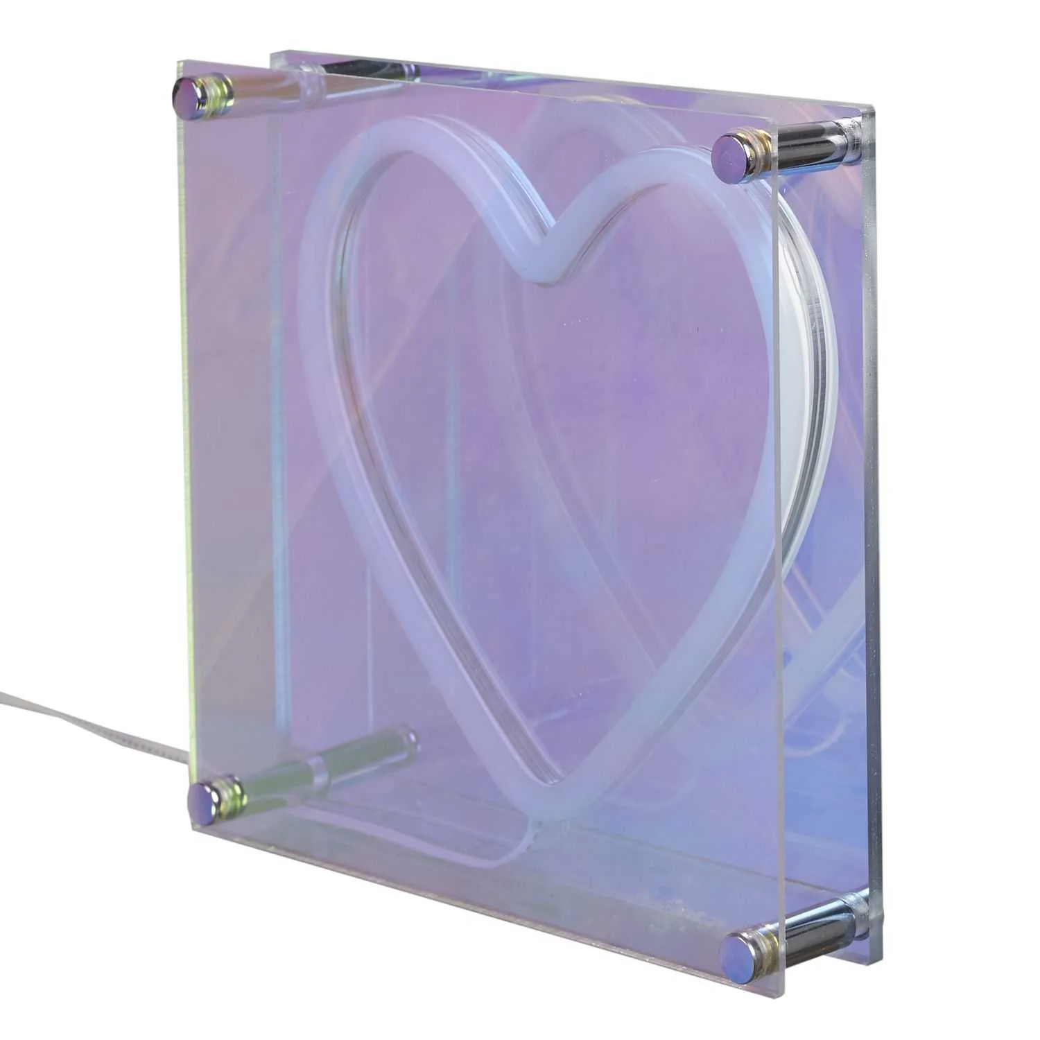 LAMPE ACRYLIQUE LED EFFET NEON COEUR - Image 6
