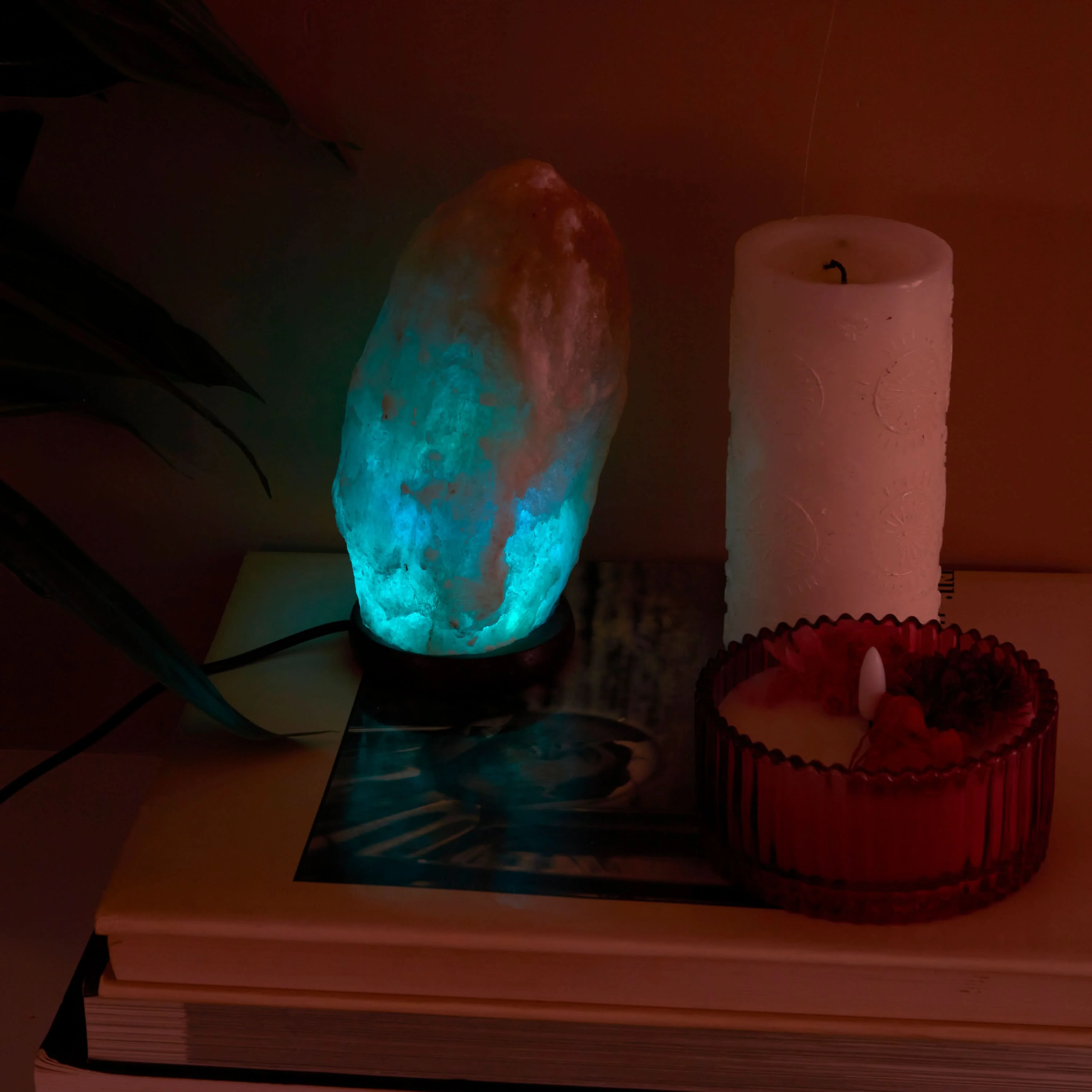 LAMPE CRISTAL DE SEL ROSE - Image 2