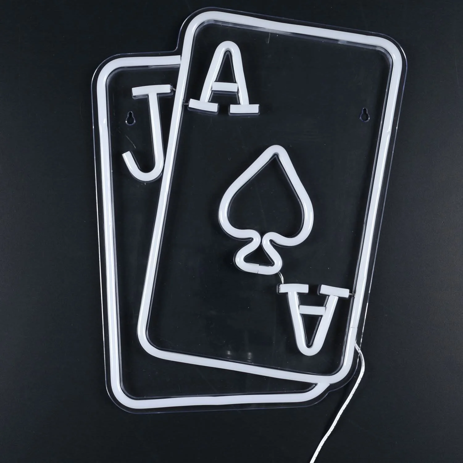 LAMPE EFFET NEON CARTES A JOUER - Image 3
