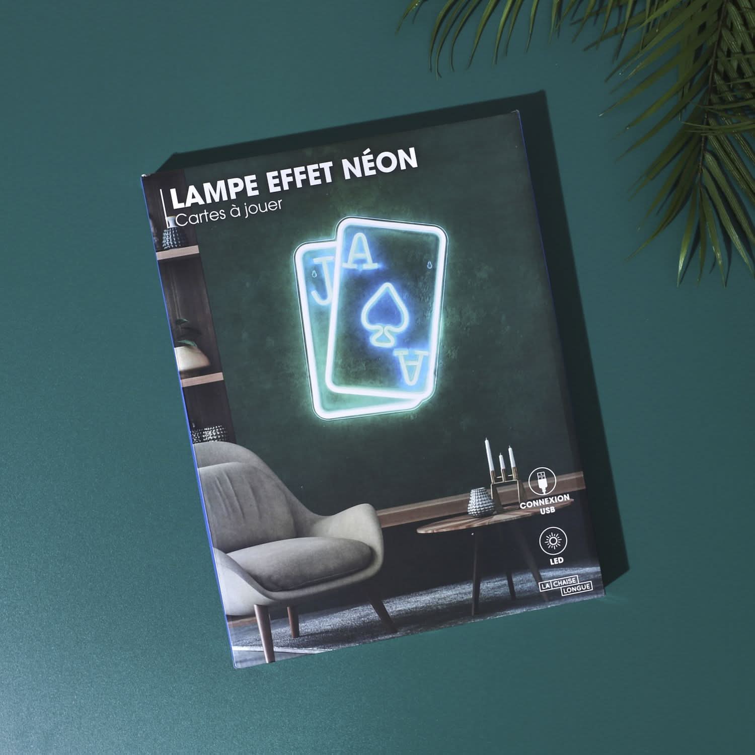 LAMPE EFFET NEON CARTES A JOUER - Image 6