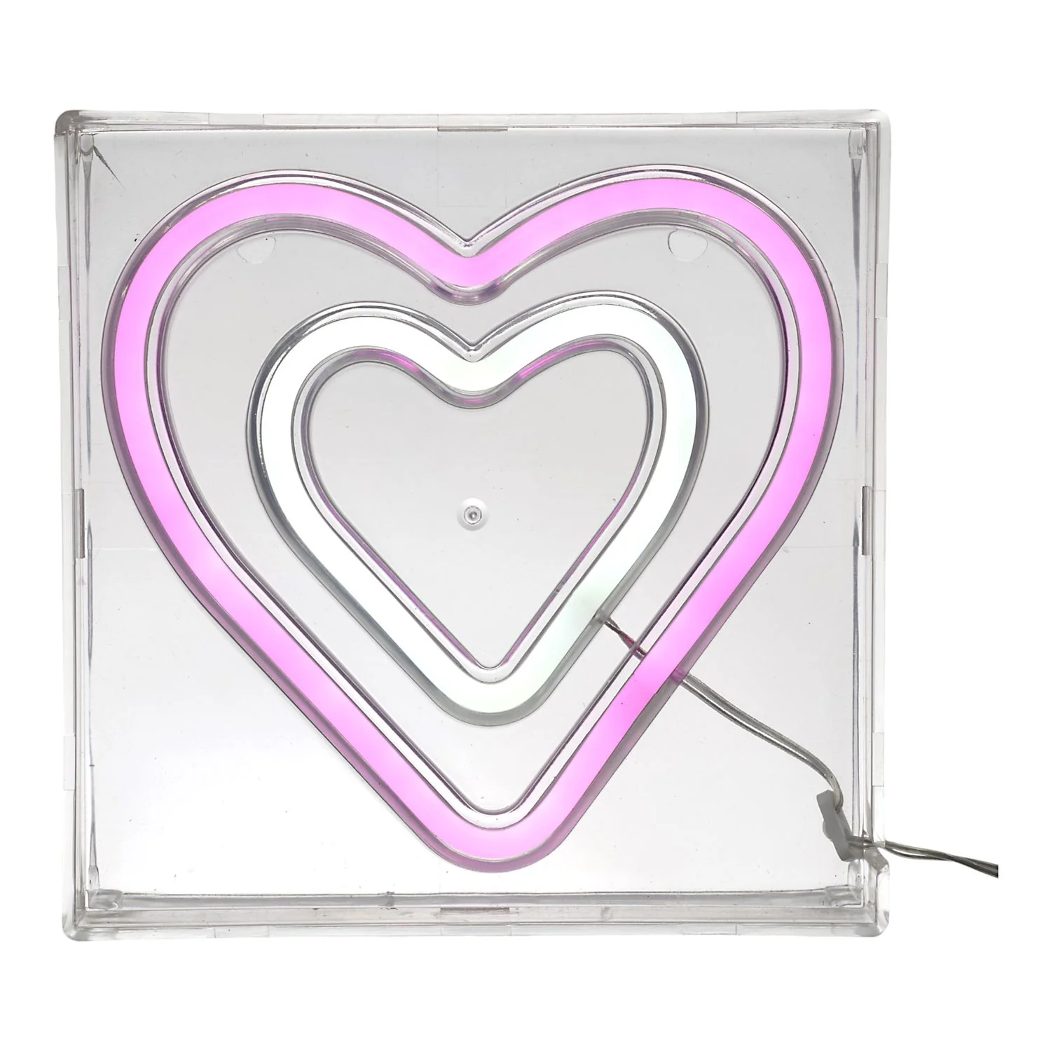 LAMPE EFFET NEON COEURS - Image 4