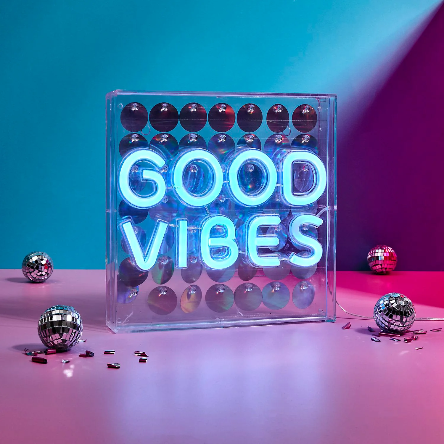 LAMPE EFFET NEON GOOD VIBES - Image 2