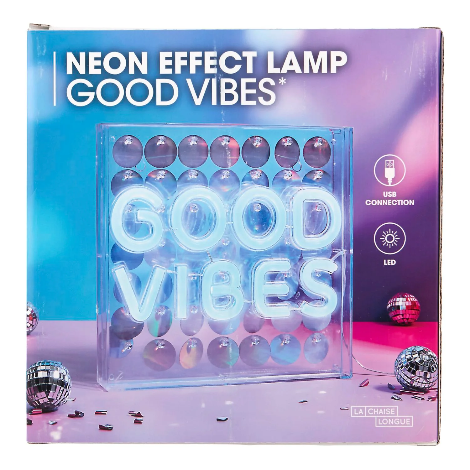 LAMPE EFFET NEON GOOD VIBES - Image 5