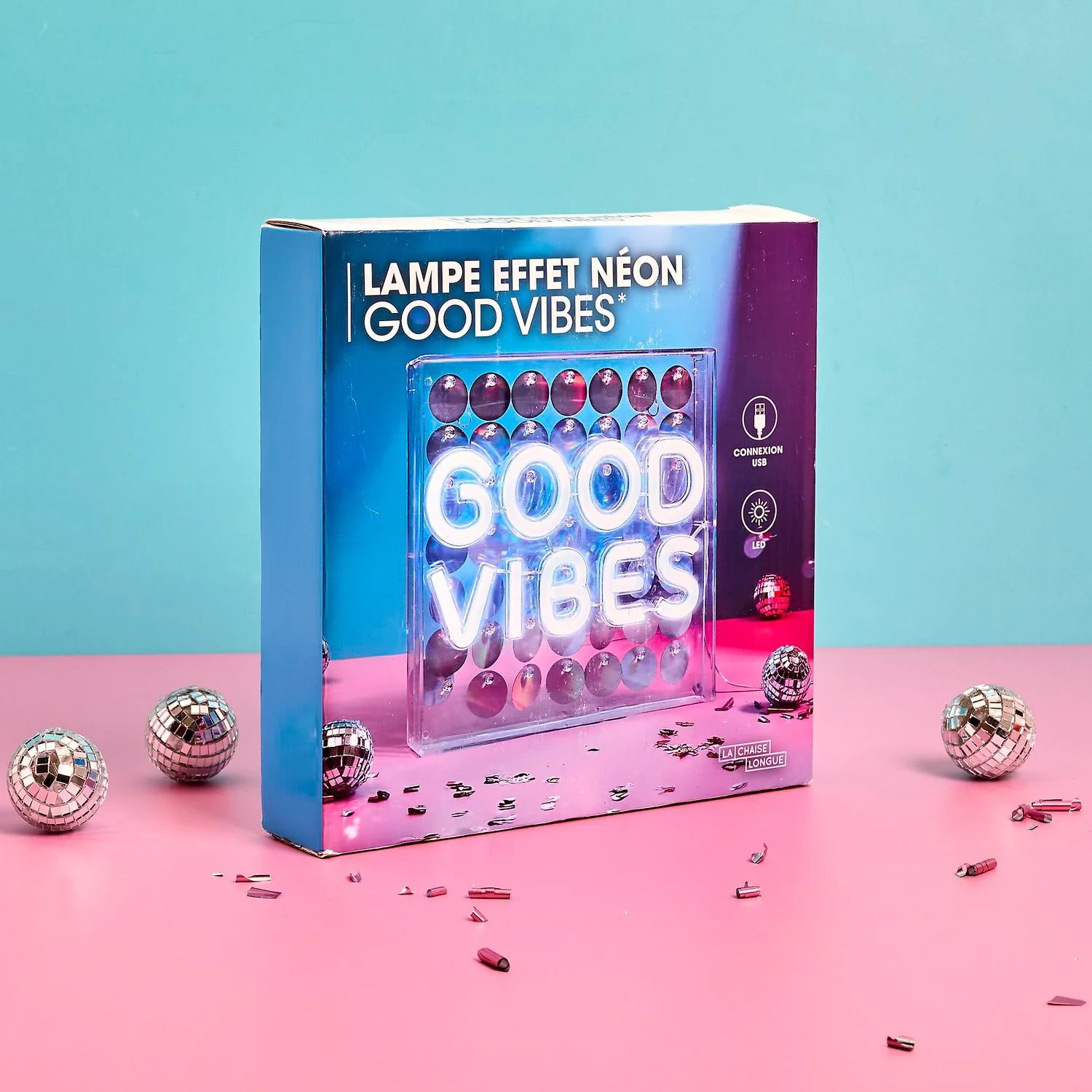 LAMPE EFFET NEON GOOD VIBES - Image 6