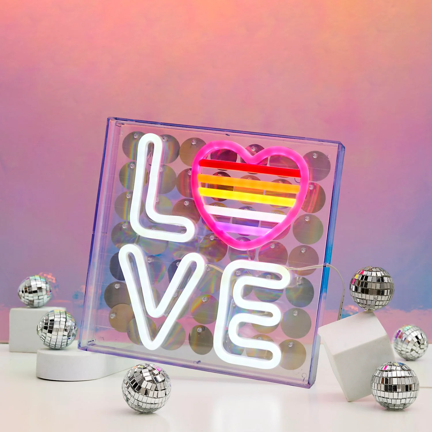 LAMPE EFFET NEON LOVE - Image 2
