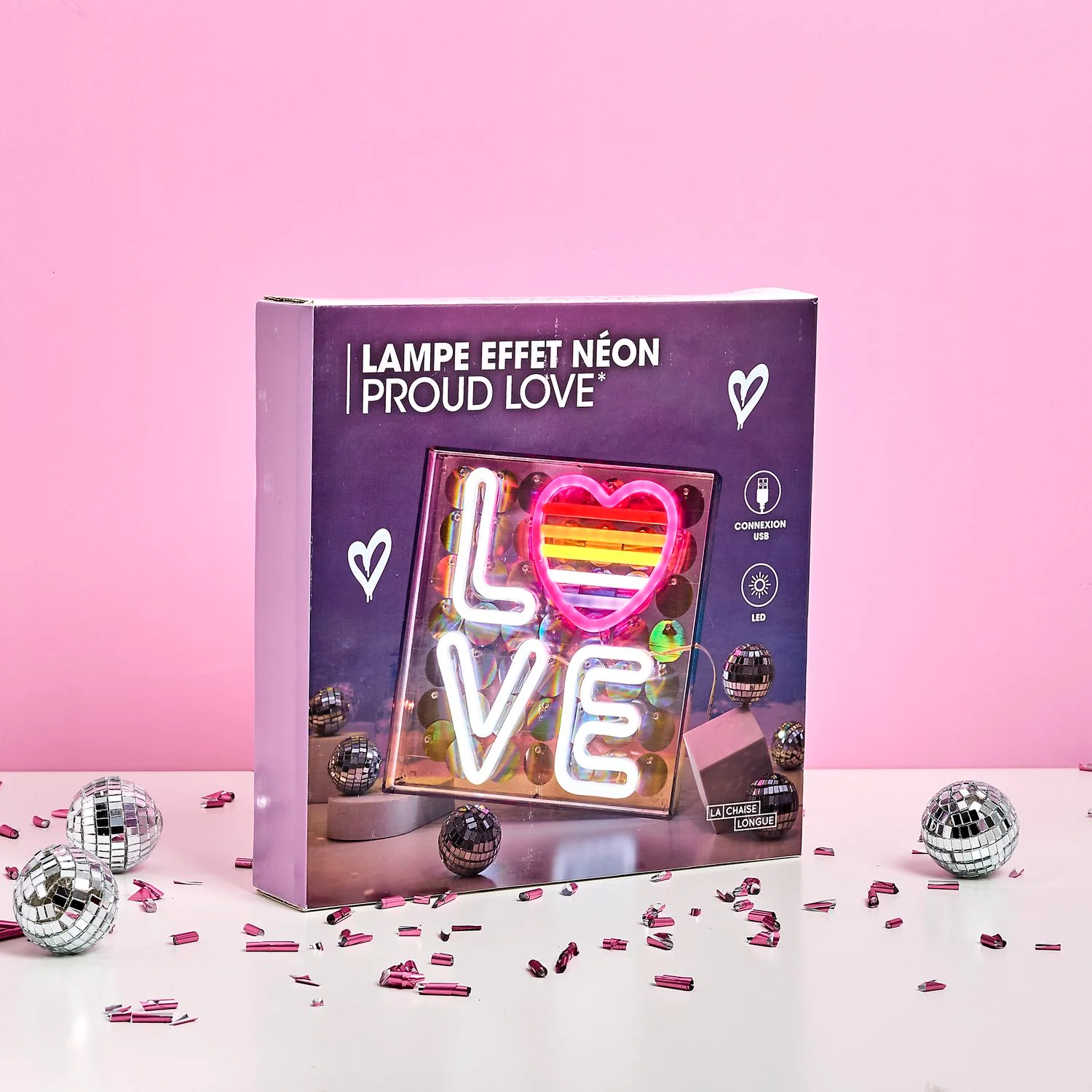 LAMPE EFFET NEON LOVE - Image 5