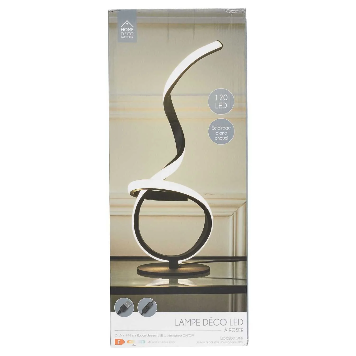 LAMPE LED DESIGN NOIR - Image 6
