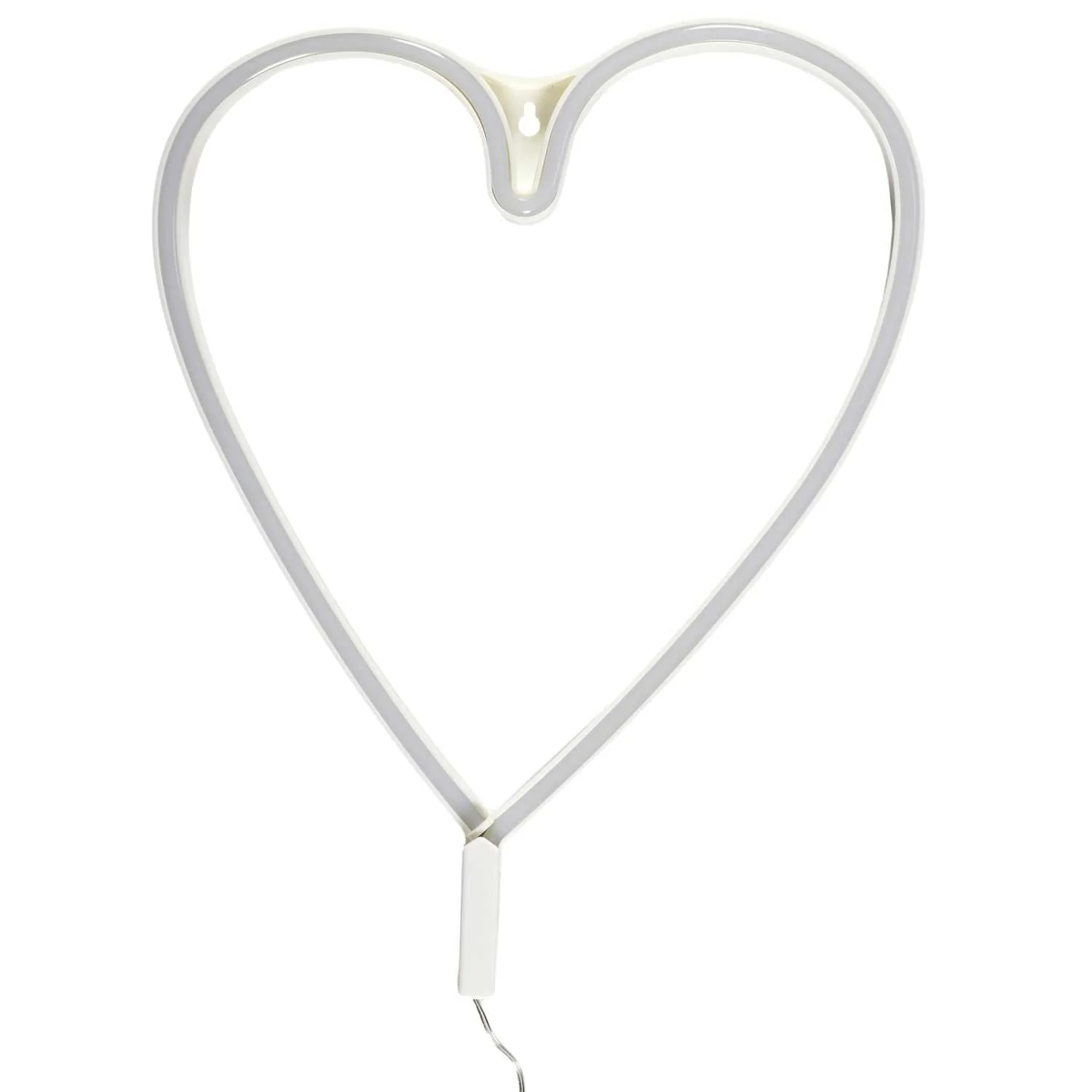 LAMPE LED EFFET NEON COEUR ARC EN CIEL USB - Image 3