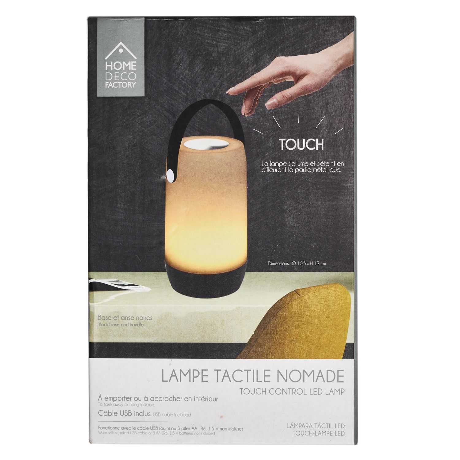 LAMPE TACTILE NOMADE NOIR - Image 7