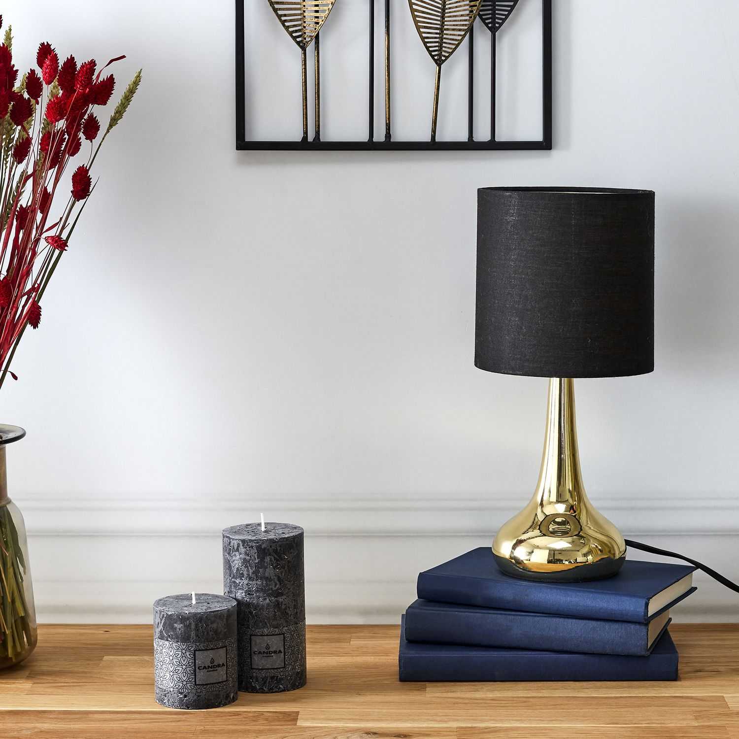 LAMPE TOUCH DORE NOIR - Image 2