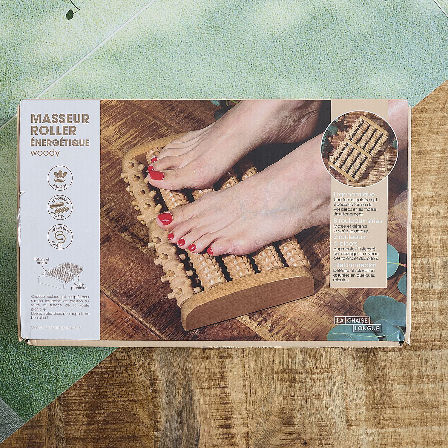 MASSEUR ROLLER ENERGETIQUE WOODY - Image 2