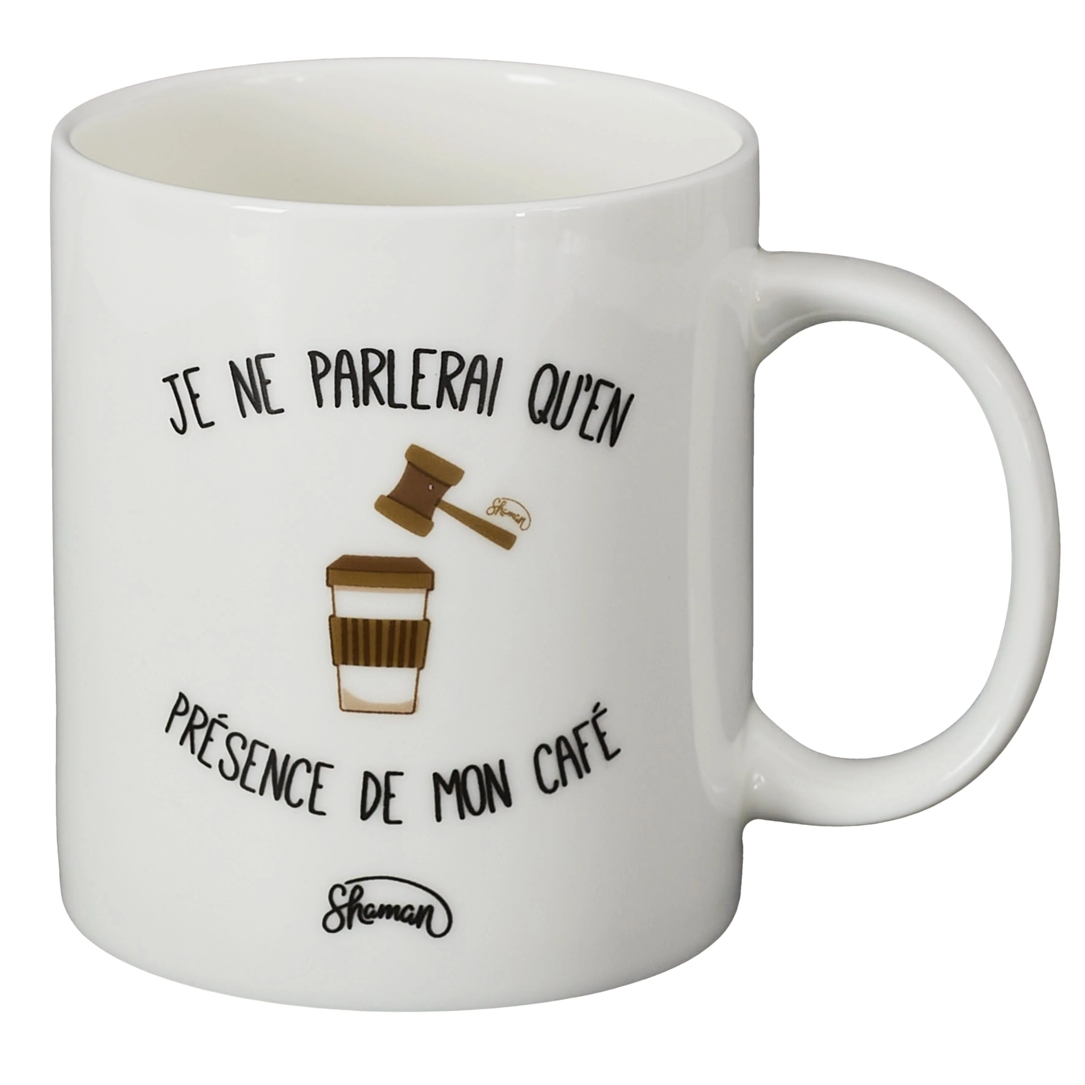 MUG JE NE PARLERAI QU'EN PRESENCE DE MON CAFE - Image 2