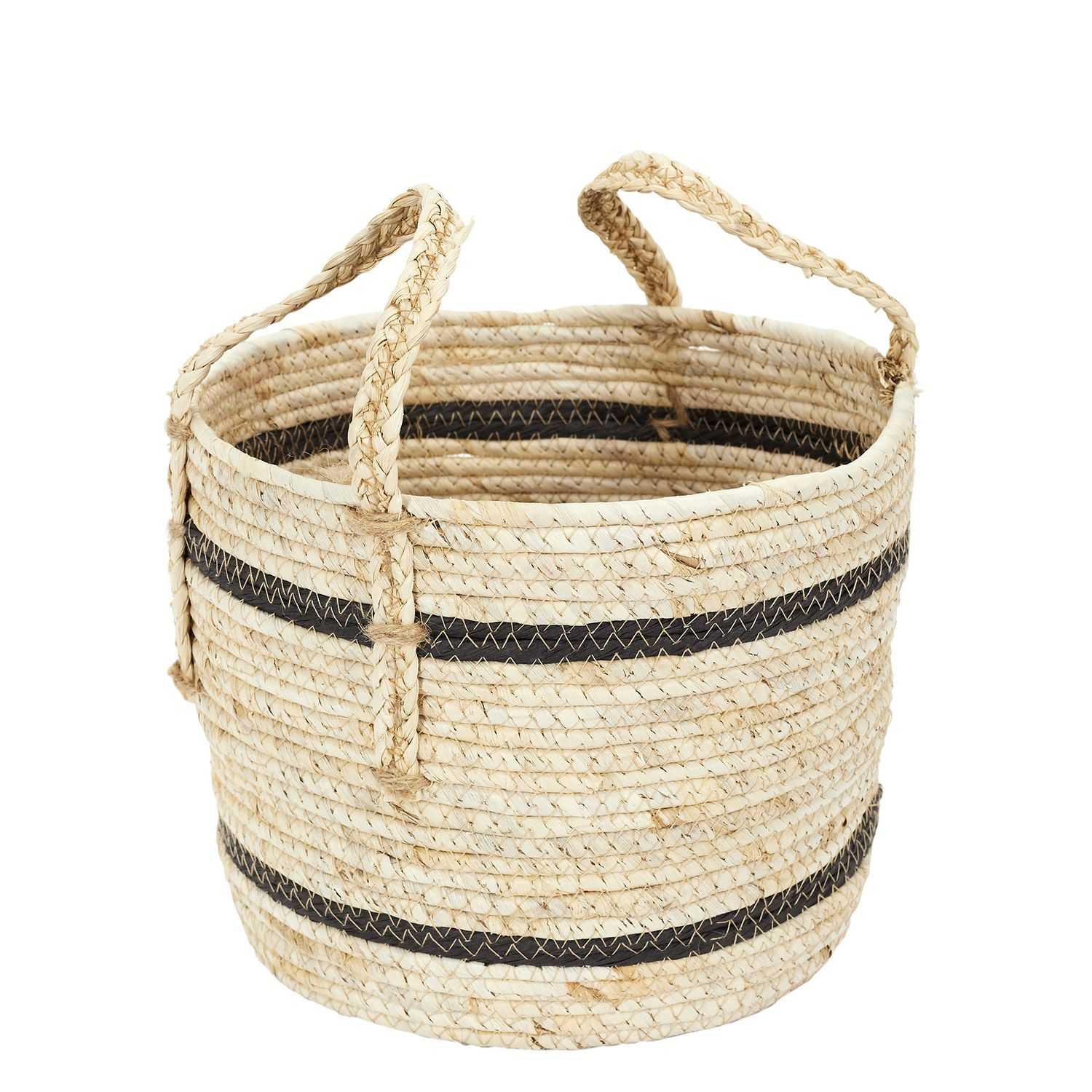 PANIER BICOLORE FIBRE DE MAIS -  LOT DE 3 - Image 6
