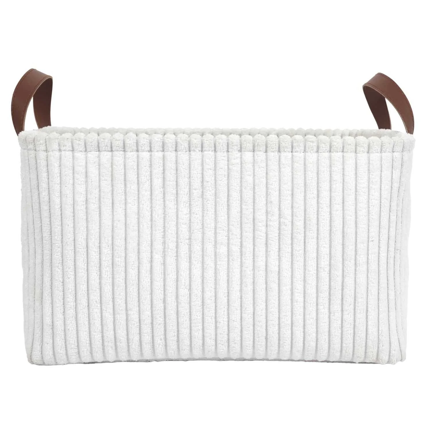 PANIER RANGEMENT BLANC - LOT DE 3 - Image 3
