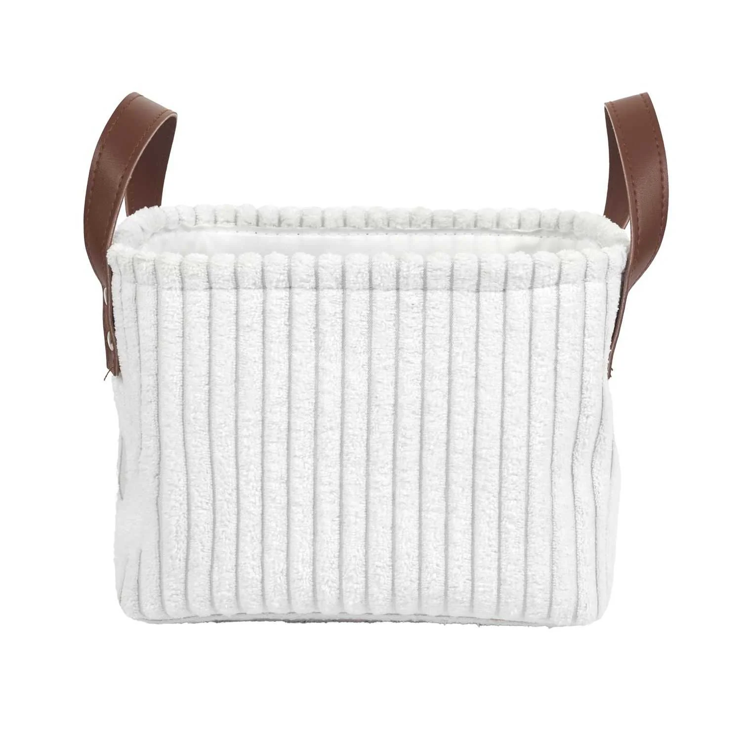 PANIER RANGEMENT BLANC - LOT DE 3 - Image 5