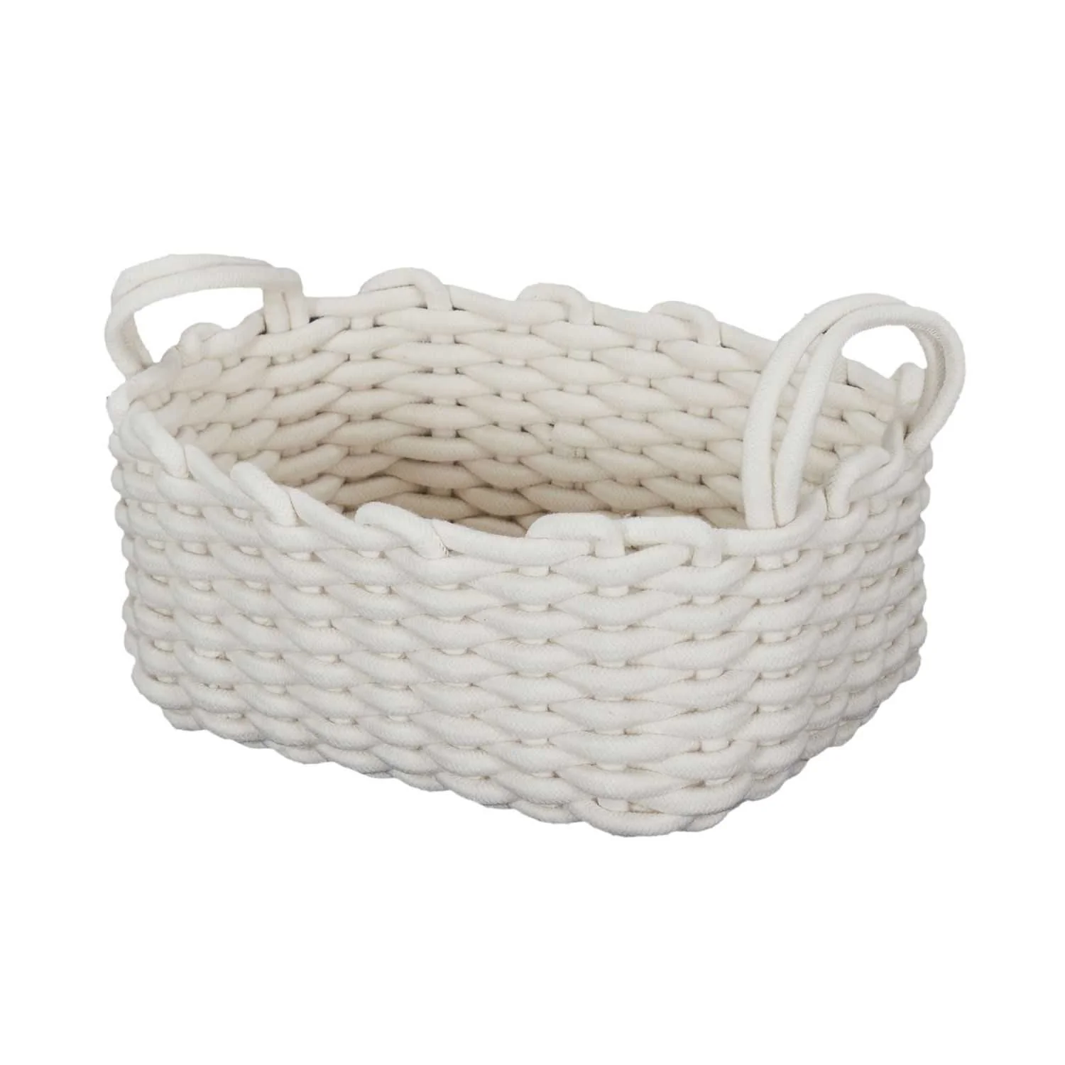 PANIER TRICOT BLANC -  LOT DE 3 - Image 3