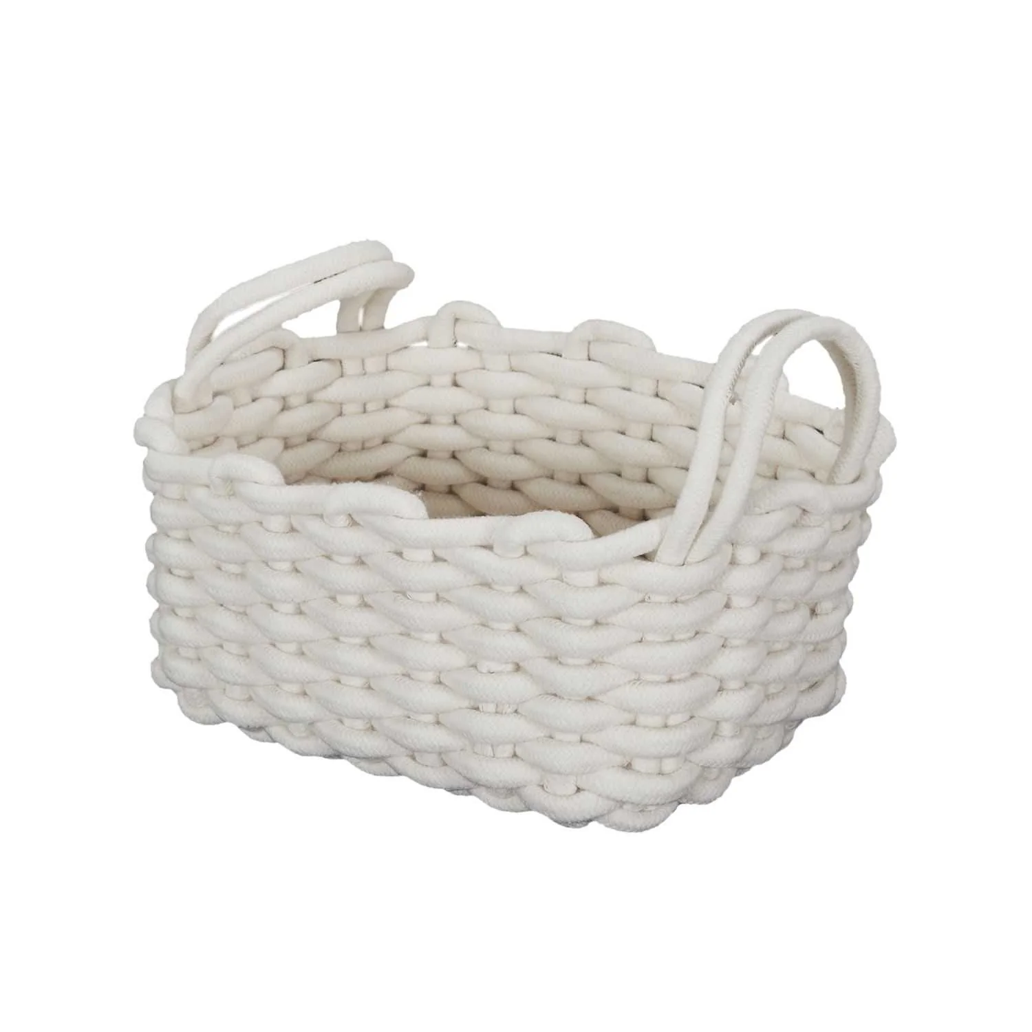 PANIER TRICOT BLANC -  LOT DE 3 - Image 4